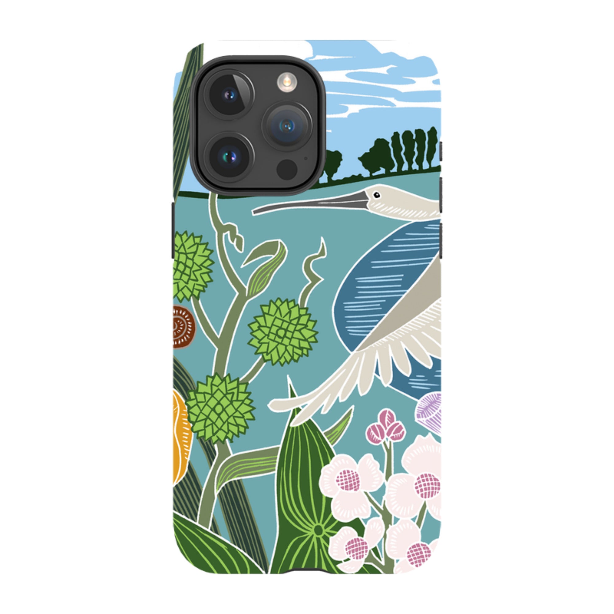 iPhone Tough Case - Spoonbill By Kate Heiss