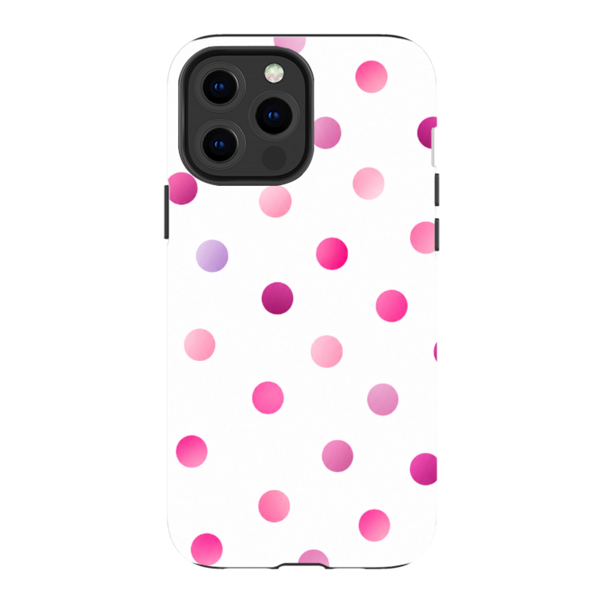 iPhone Tough Case - Pink Polka Dot