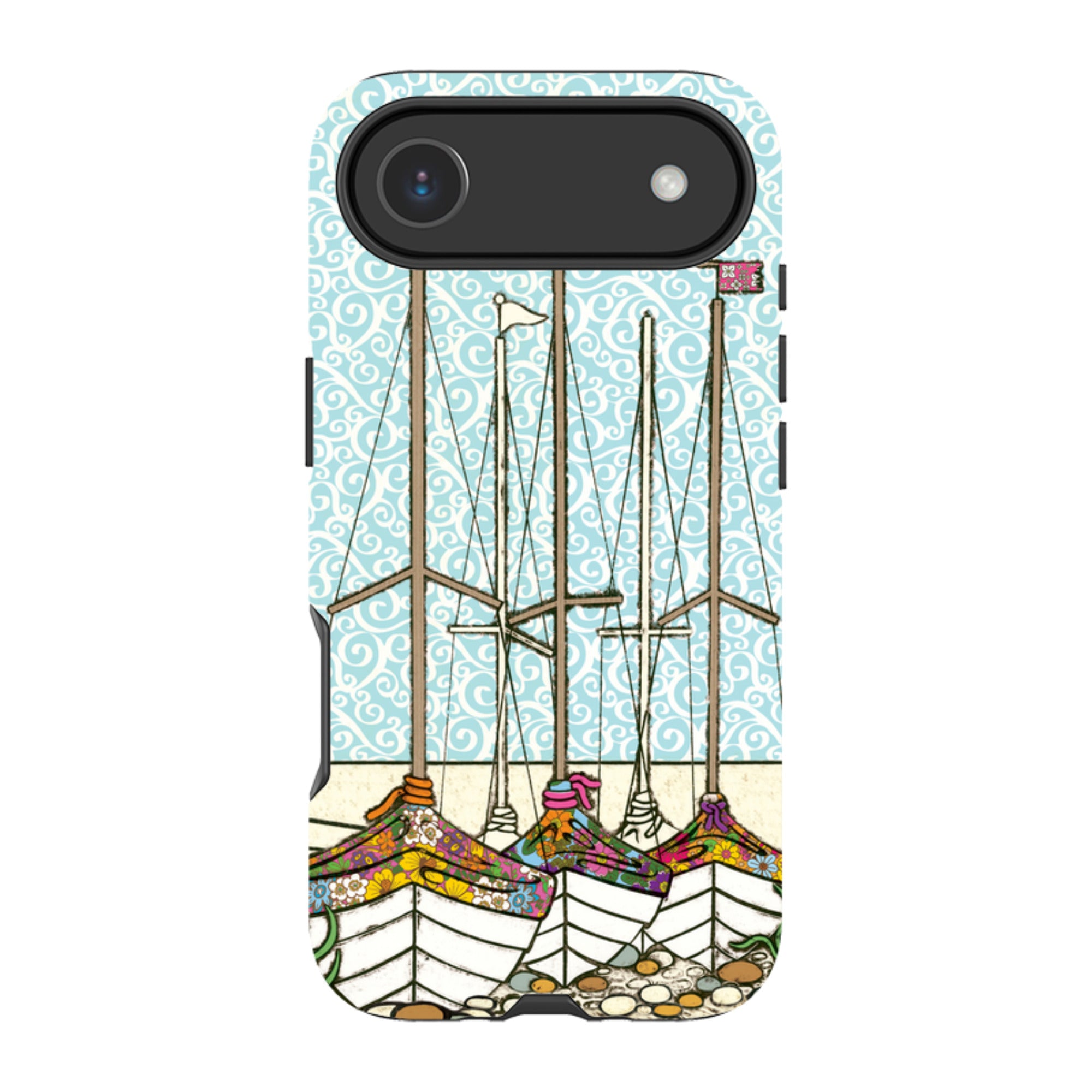 iPhone Tough Case - Boats At Rest By Amelia Bowman