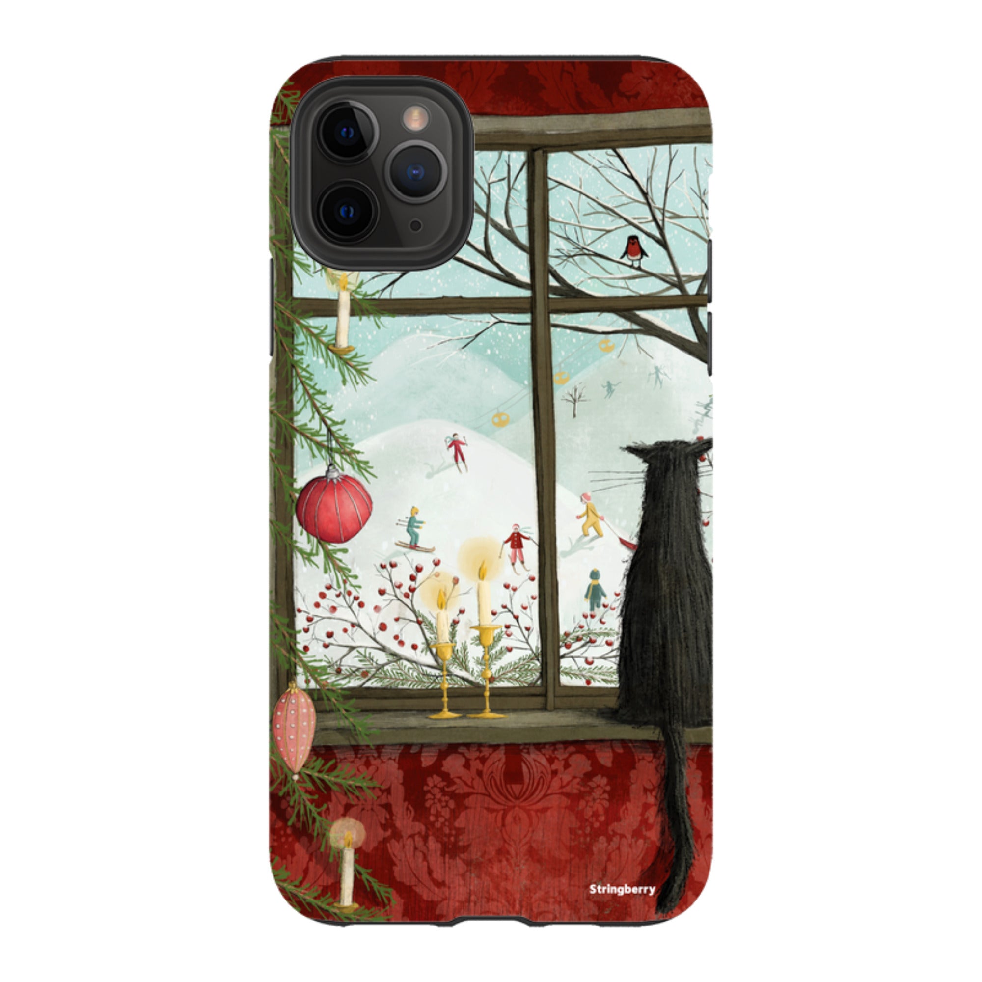 iPhone Tough Case - Christmas Window By Maja Lindberg