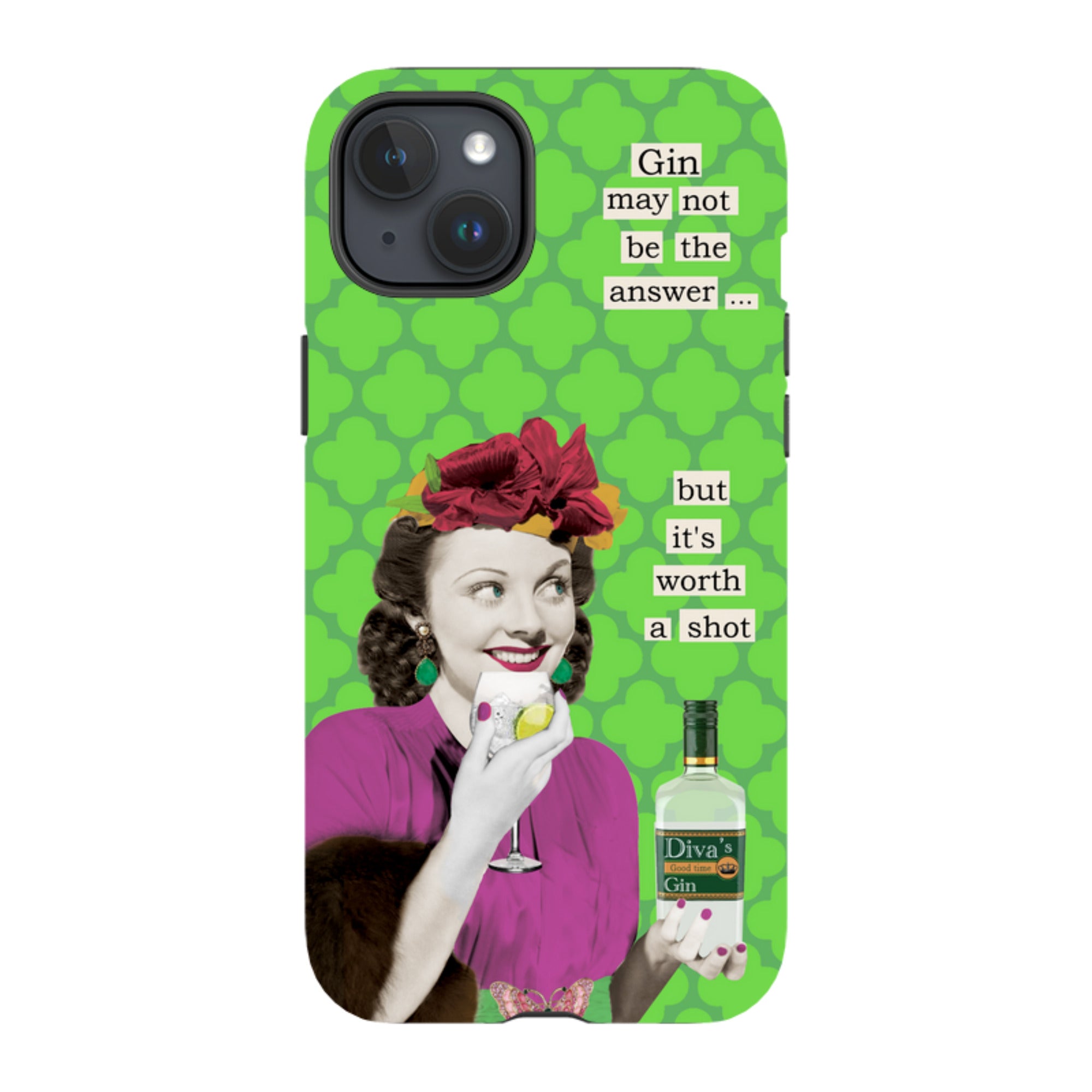 iPhone Tough Case - Gin By Clare Jordan