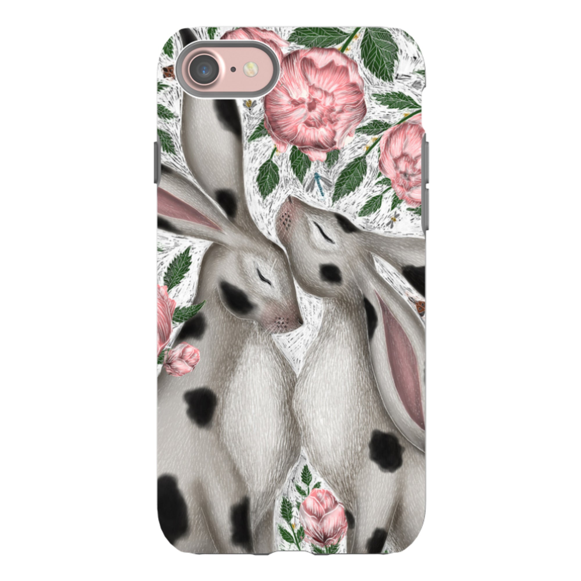 iPhone Tough Case - Hares And Peonies By Catherine Rowe