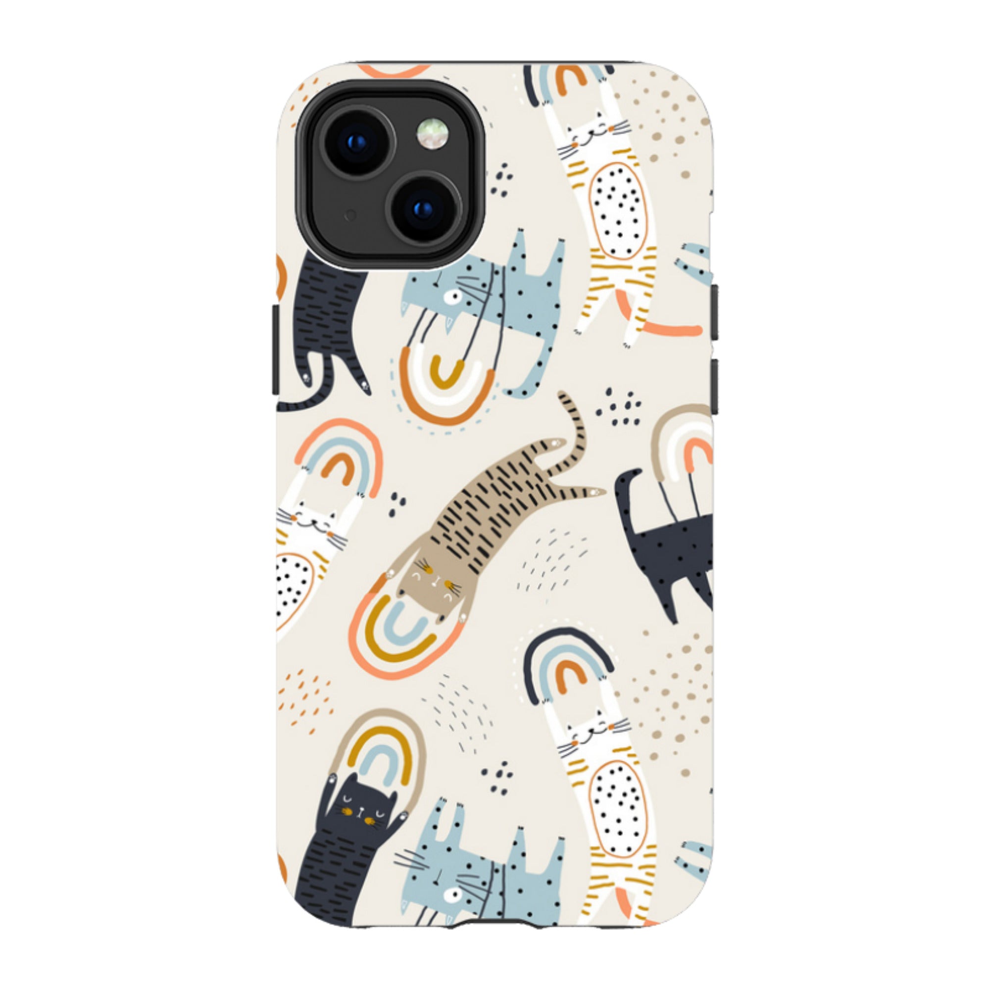 iPhone MagSafe Tough Case - Rainbow Cats
