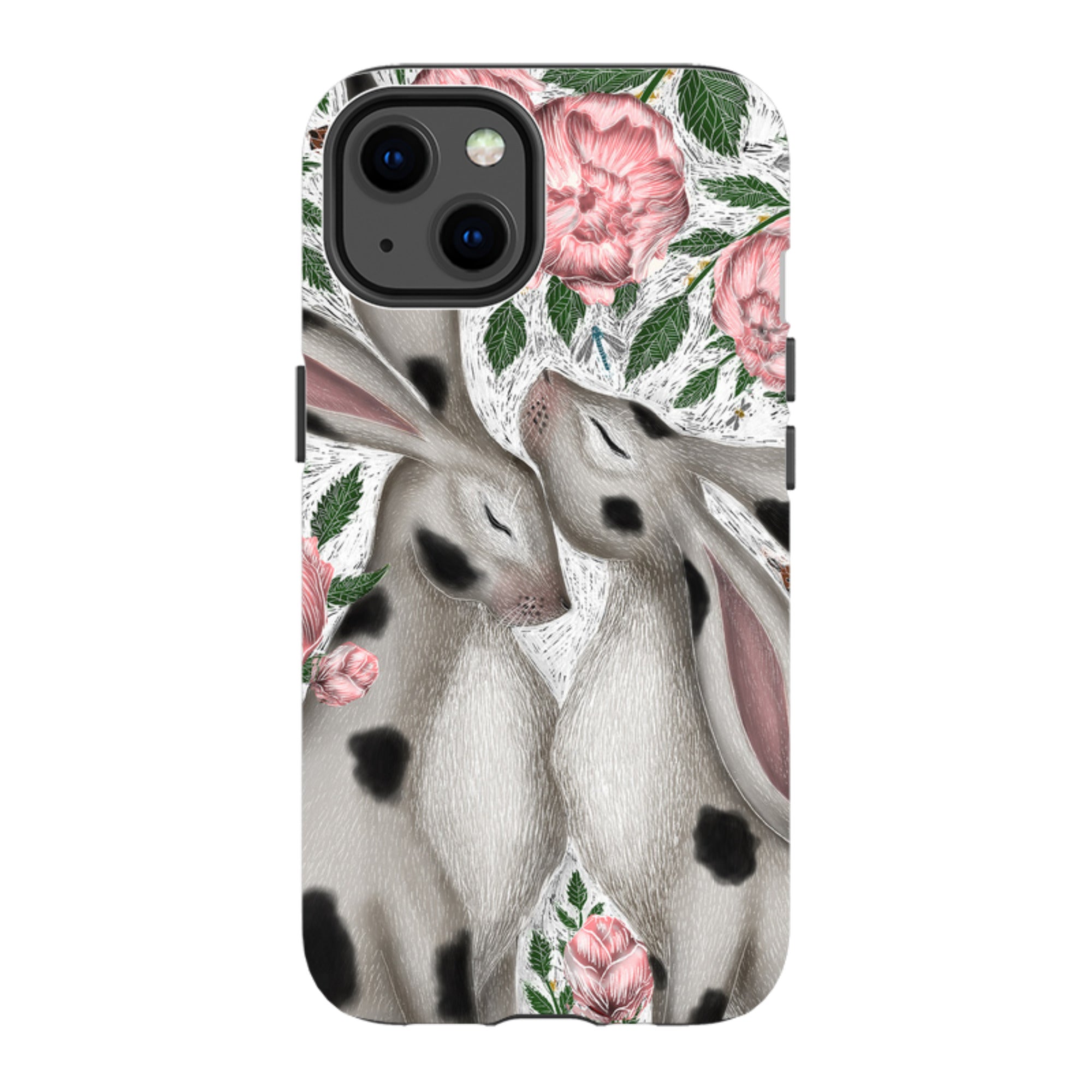 iPhone Tough Case - Hares And Peonies By Catherine Rowe