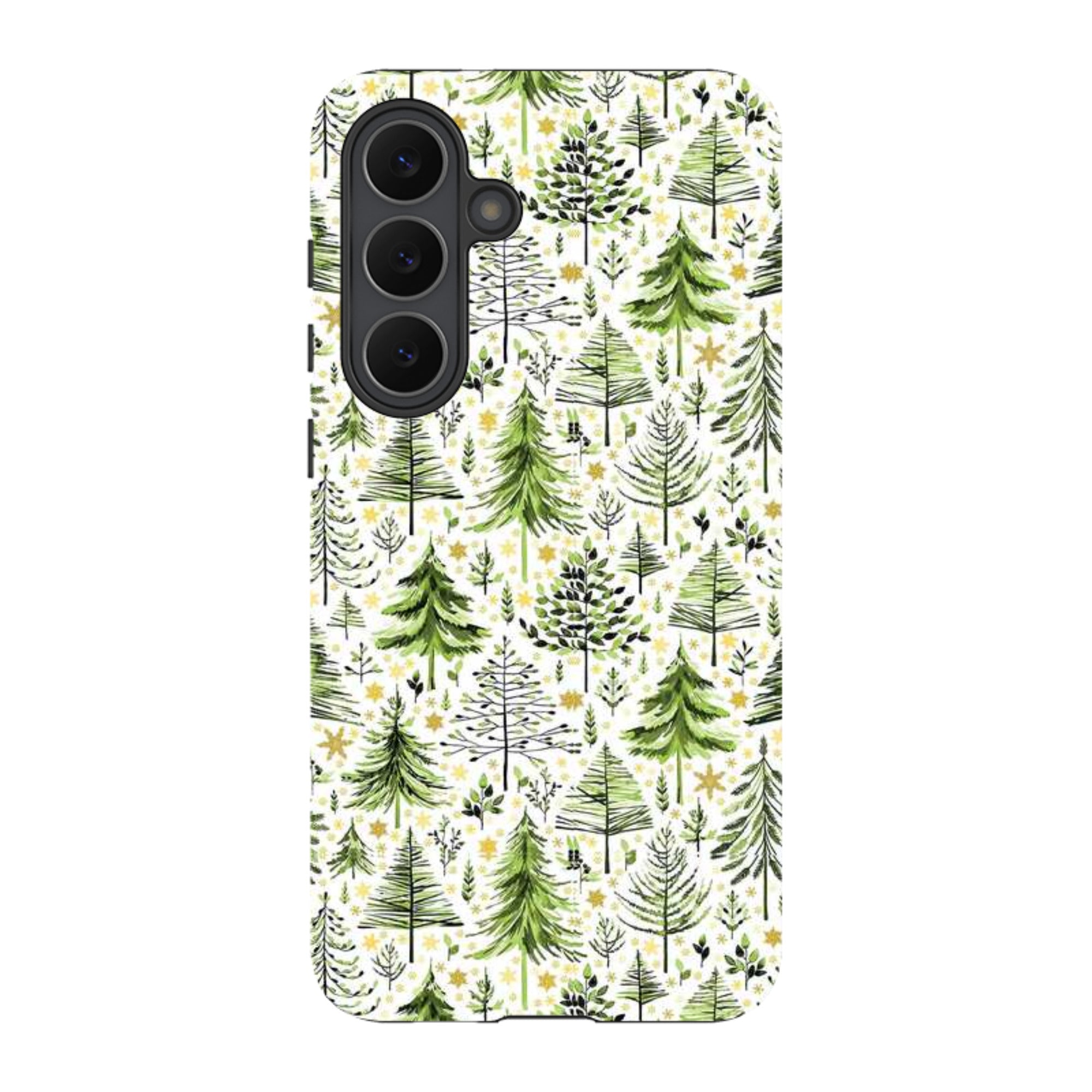 Samsung Tough Case - Green Xmas Trees By Elisabeth Haager