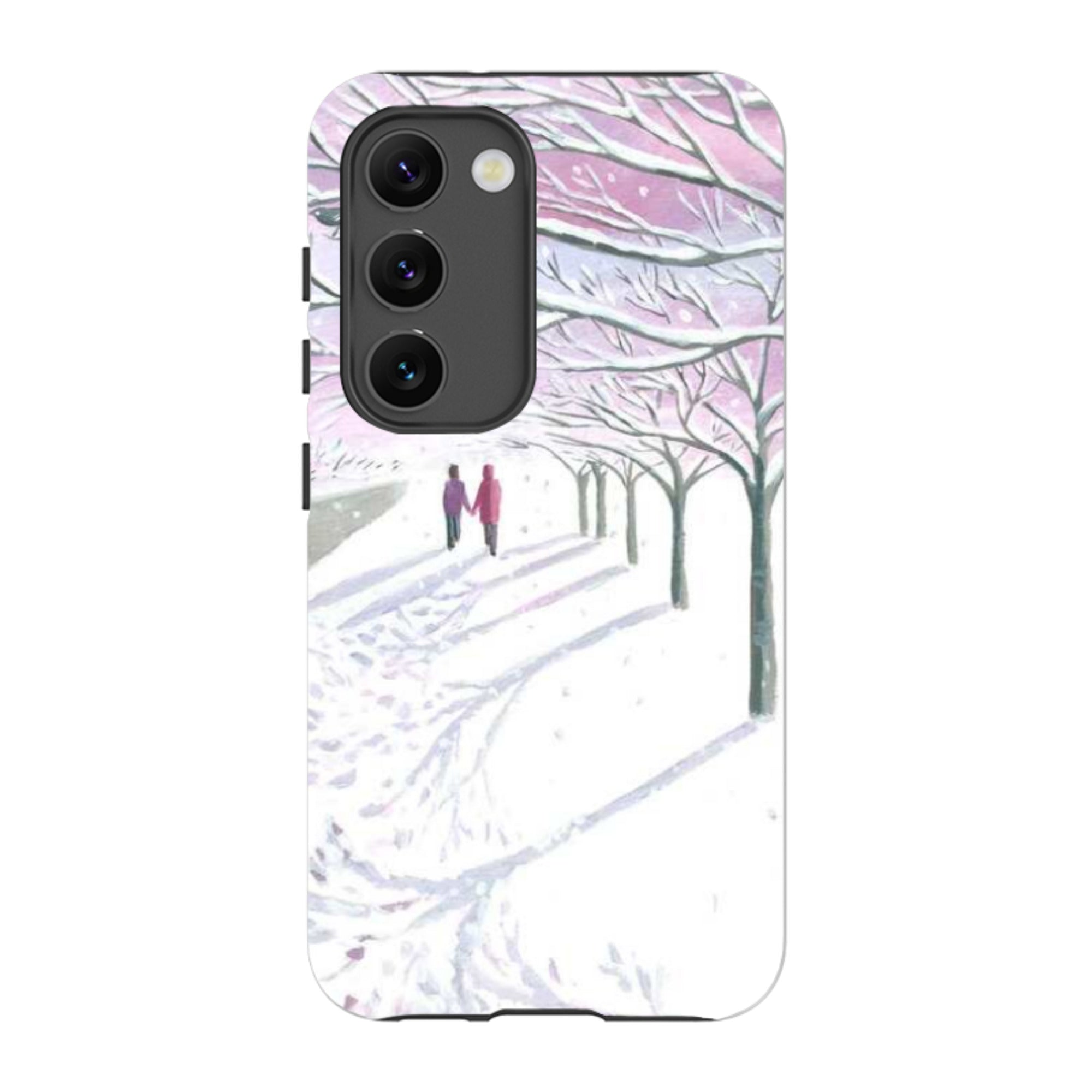 Samsung Tough Case - Snowy Park By Mary Stubberfield