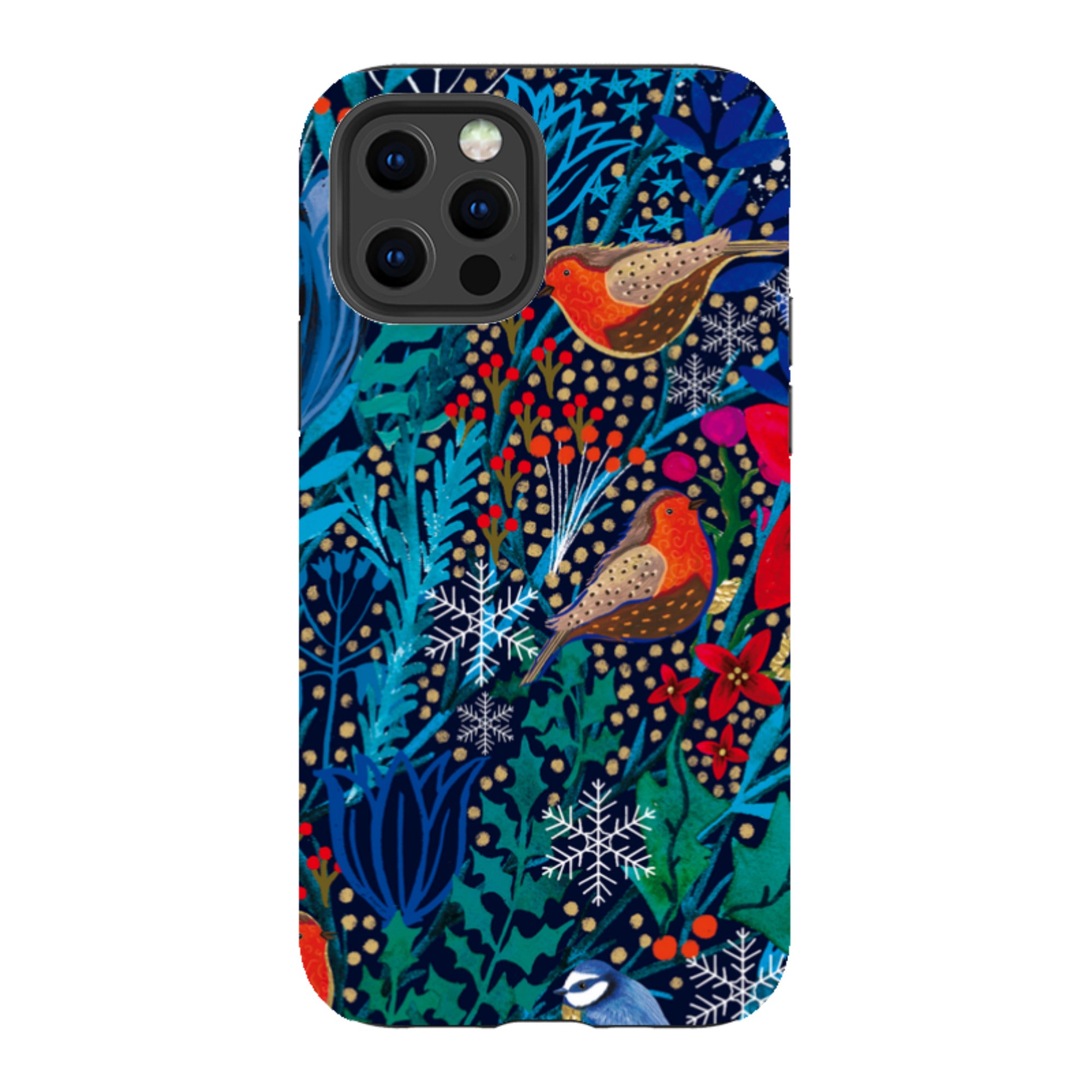 iPhone Tough Case - Xmas Robin III By Emma Frances Grant
