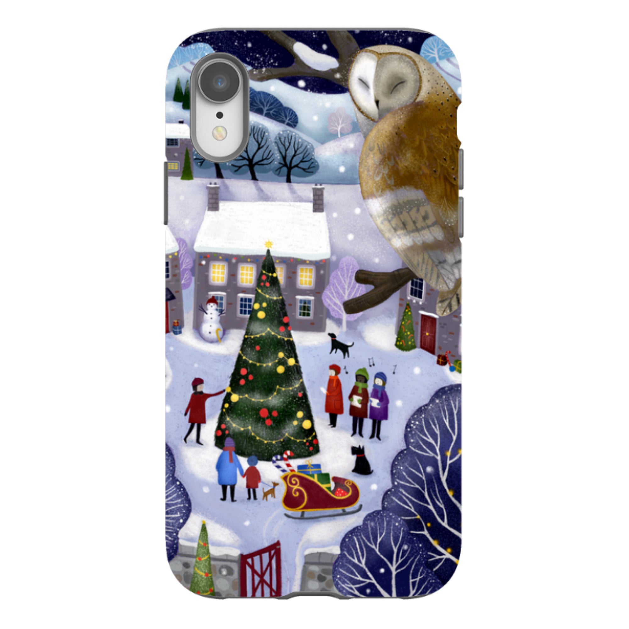 iPhone Tough Case - Advent Owl By Bex Parkin