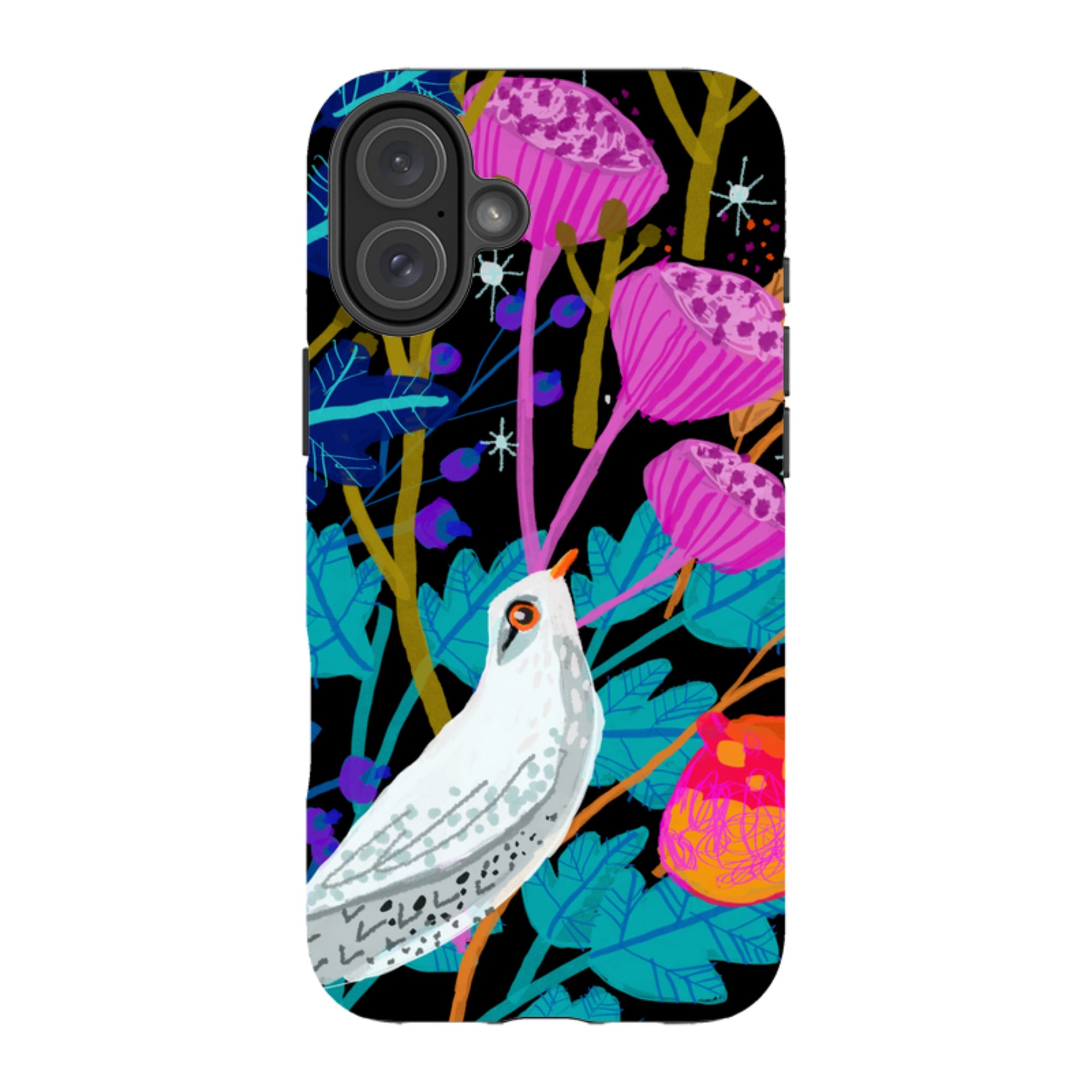 iPhone MagSafe Tough Case -  White Bird By Claire West