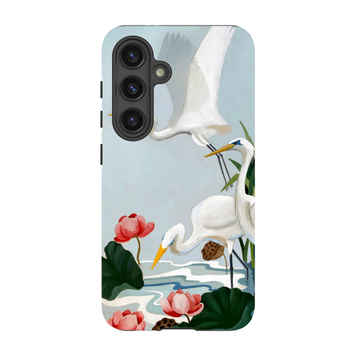 Samsung Tough Case - Egrets And Lillie's By Bex Parkin