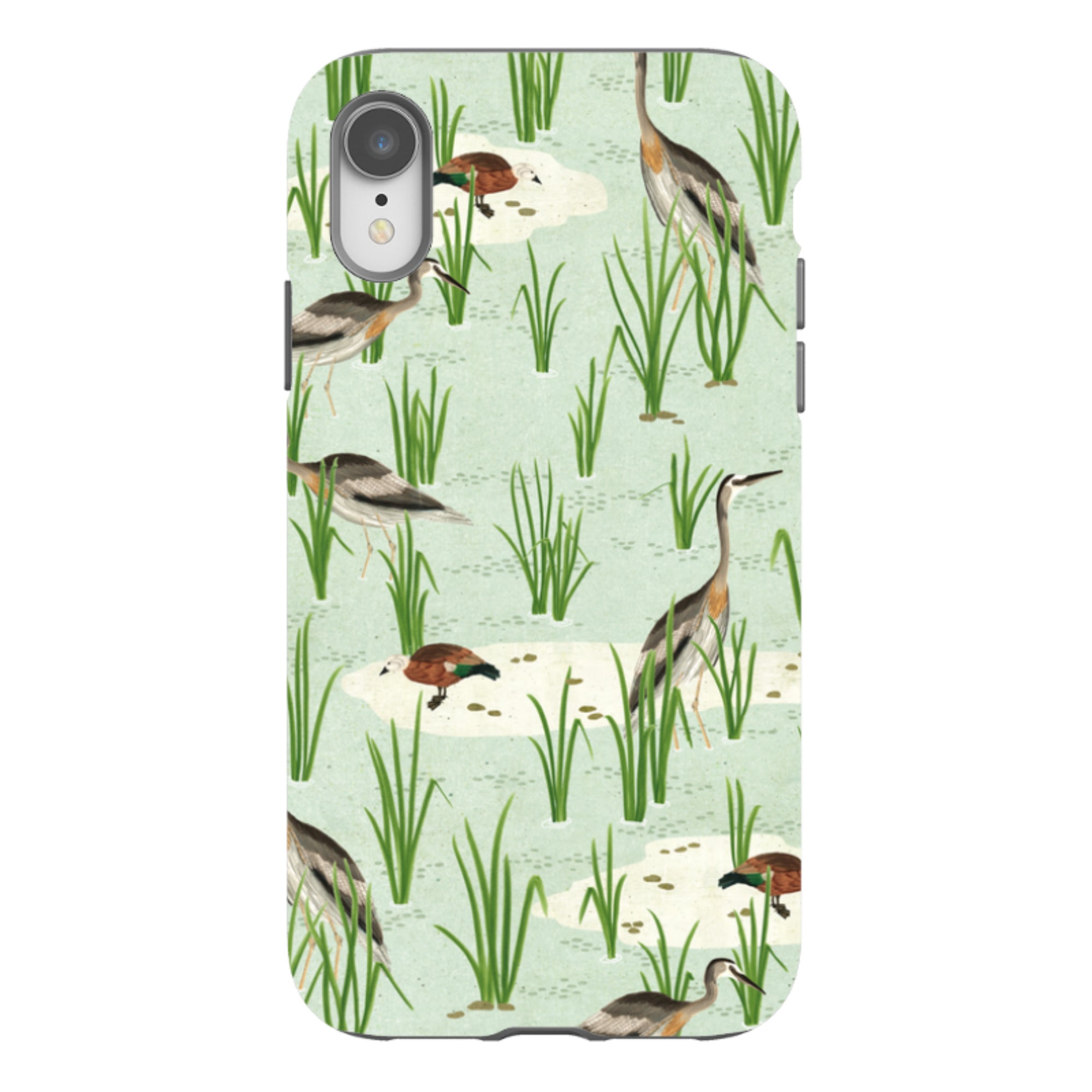 iPhone Tough Case - Wet Lands By Katherine Quinn