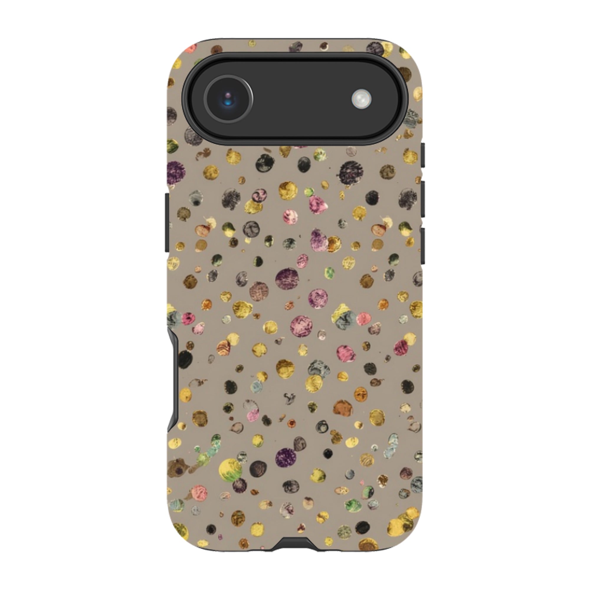 iPhone Case - Grey Polka