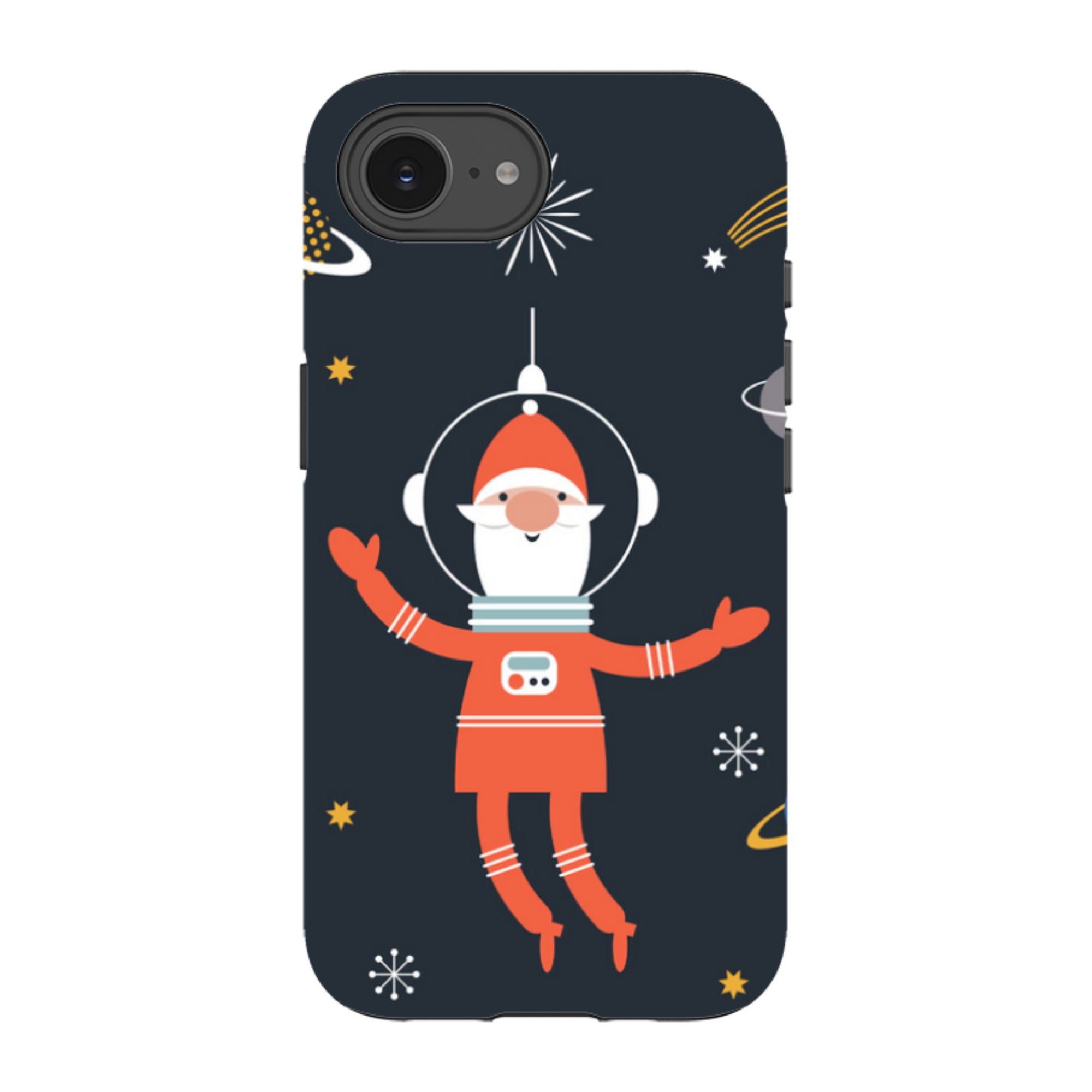 iPhone Tough Case - Cosmic Santa