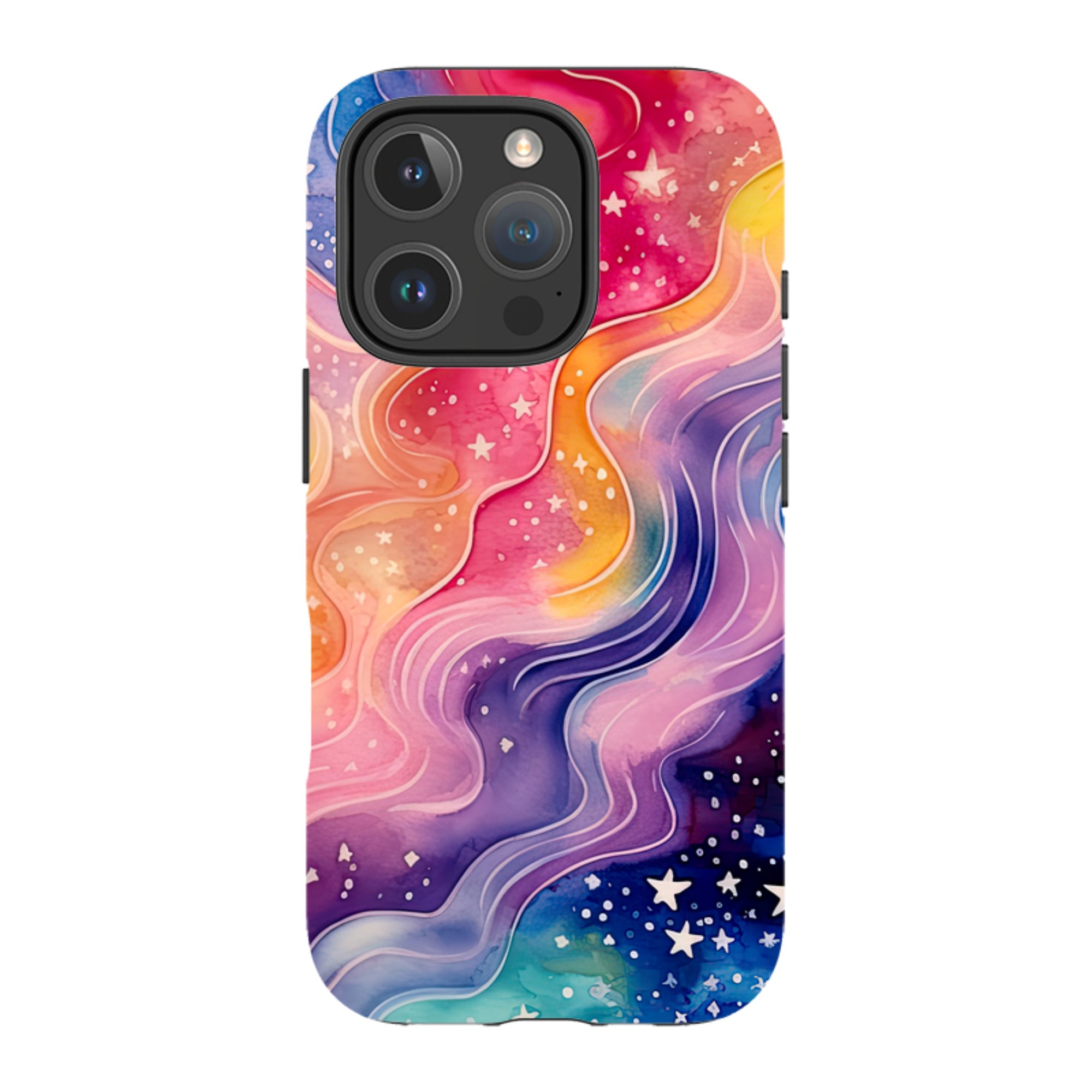 iPhone MagSafe Tough Case - Rainbow Stars V