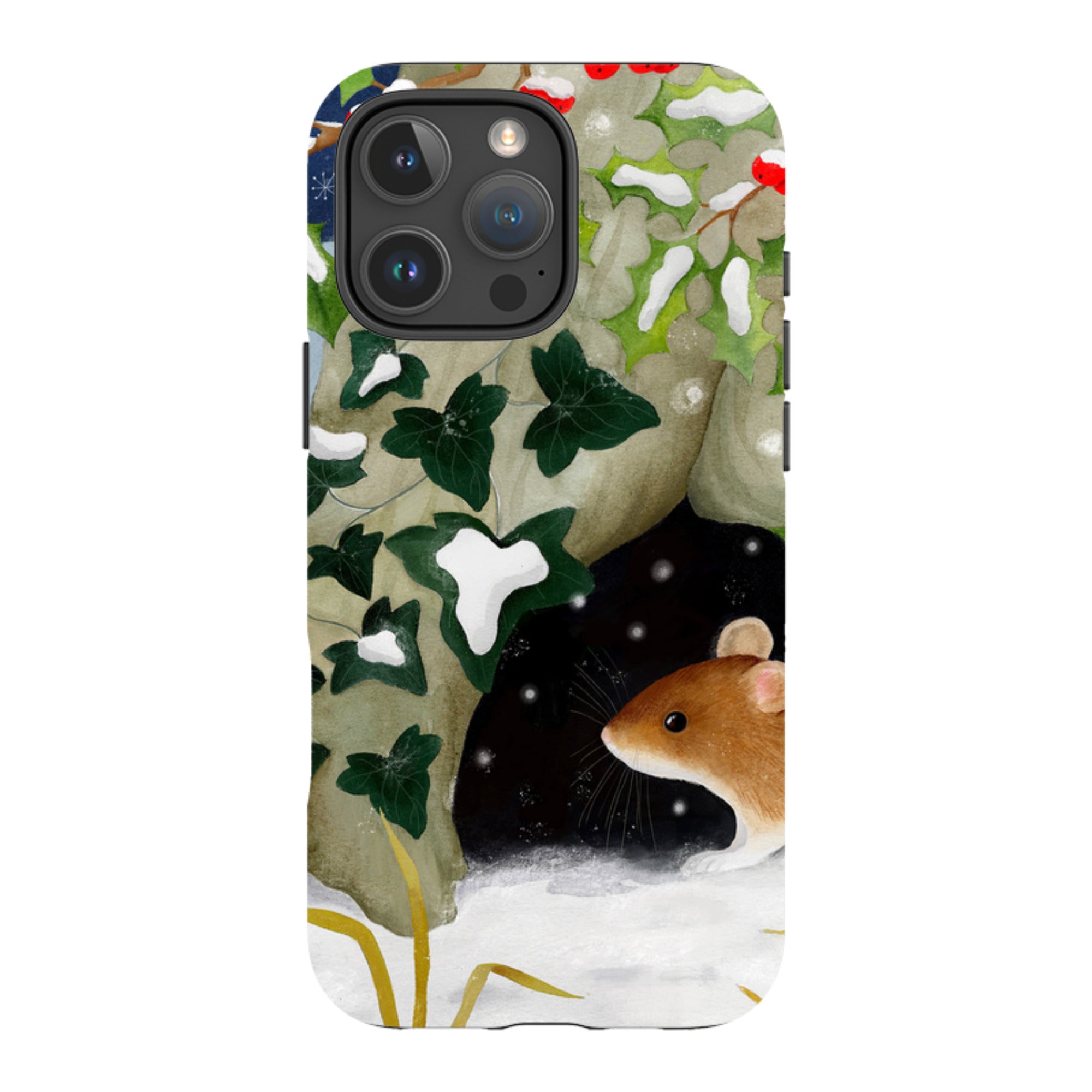 iPhone MagSafe Tough Case - Winter Mouse By Bex Parkin