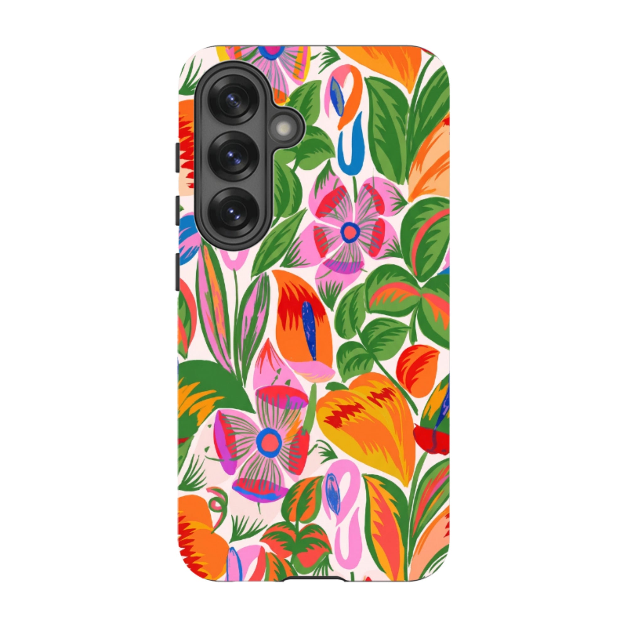 Samsung Tough Case - Vintage Tropical Floral
