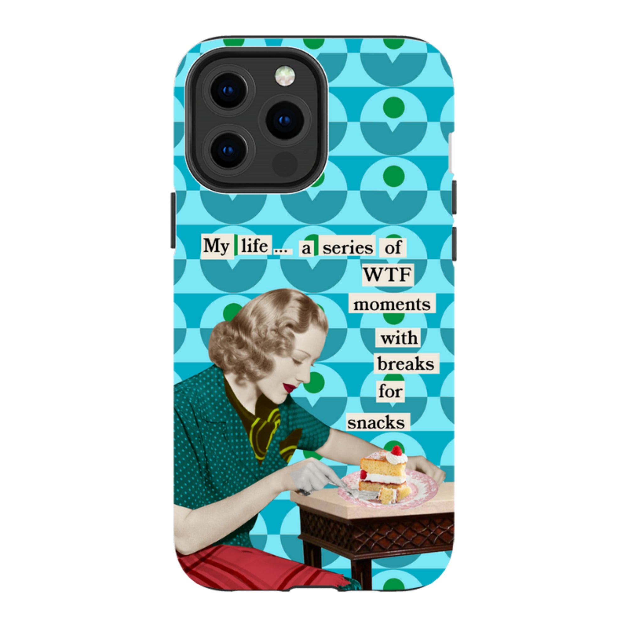 iPhone Tough Case - WTF By Clare Jordan