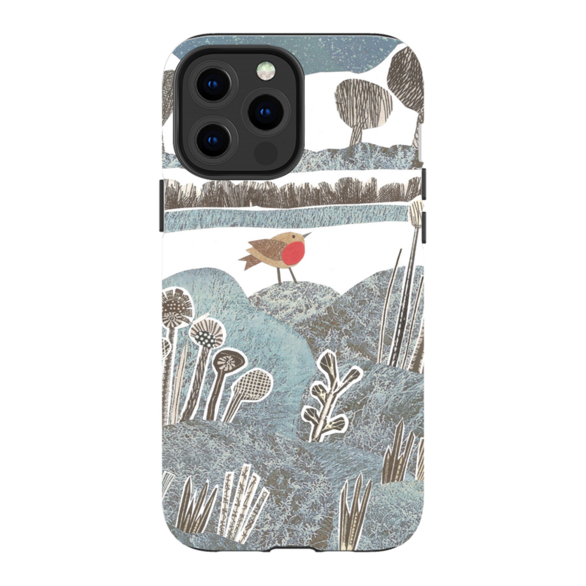 iPhone Tough Case - Frost Robin By Jane Robbins