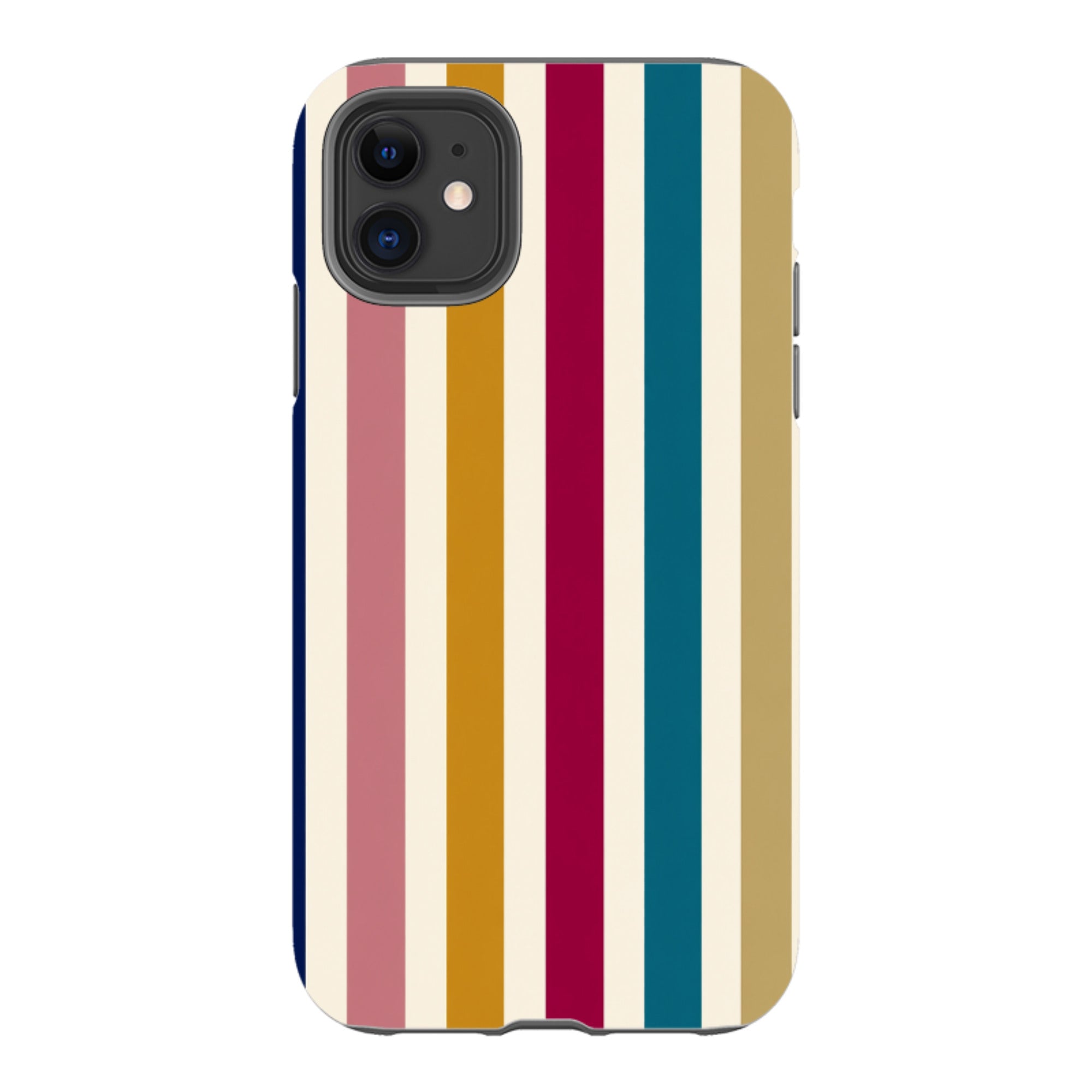 iPhone Tough Case - Mustard Gold Stripe