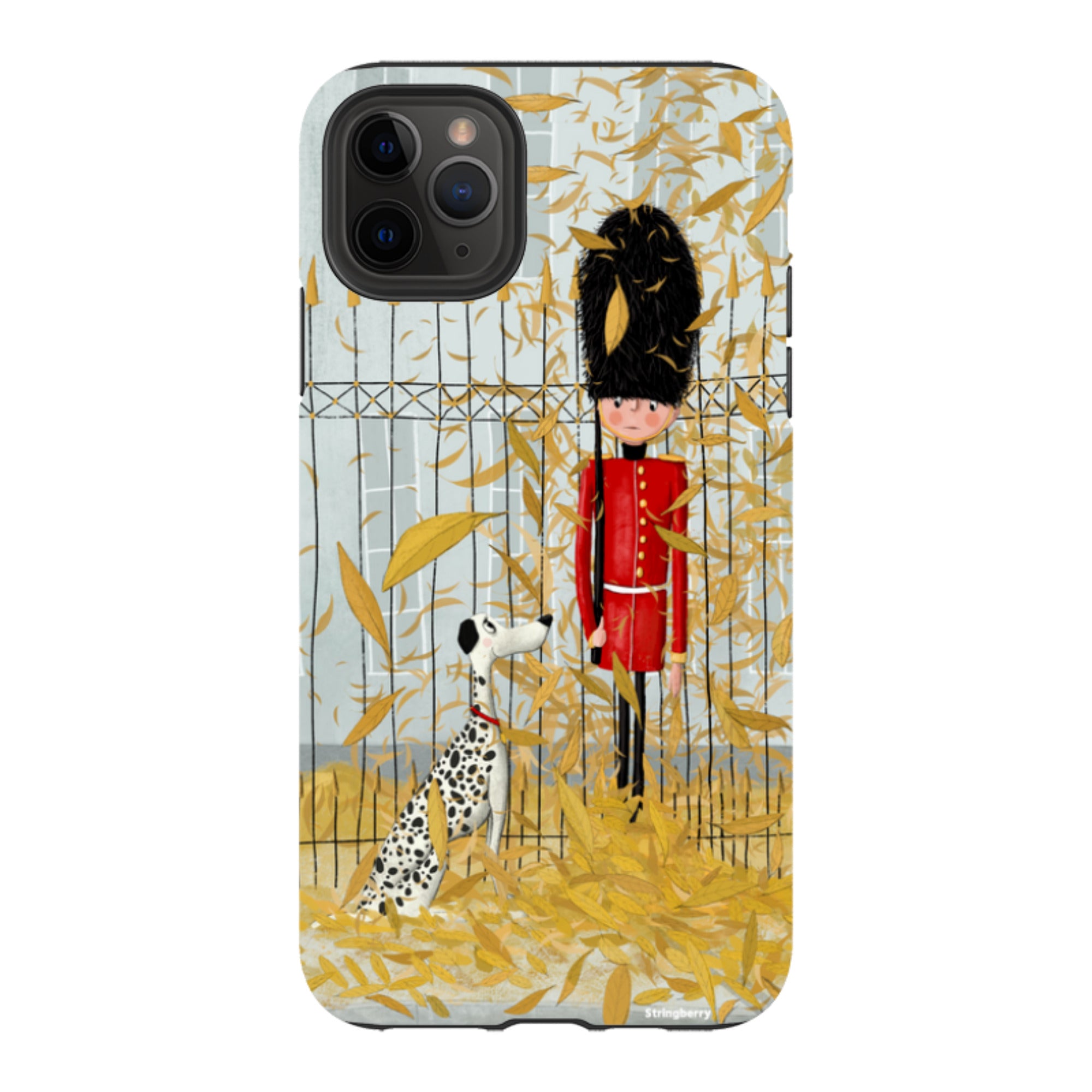 iPhone Tough Case - London In Leaves By Maja Lindberg