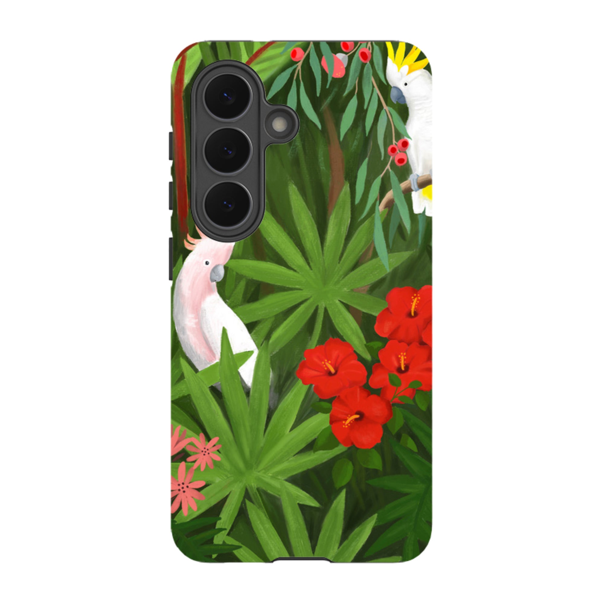 Samsung Tough Case - Cockatoo Jungle By Bex Parkin
