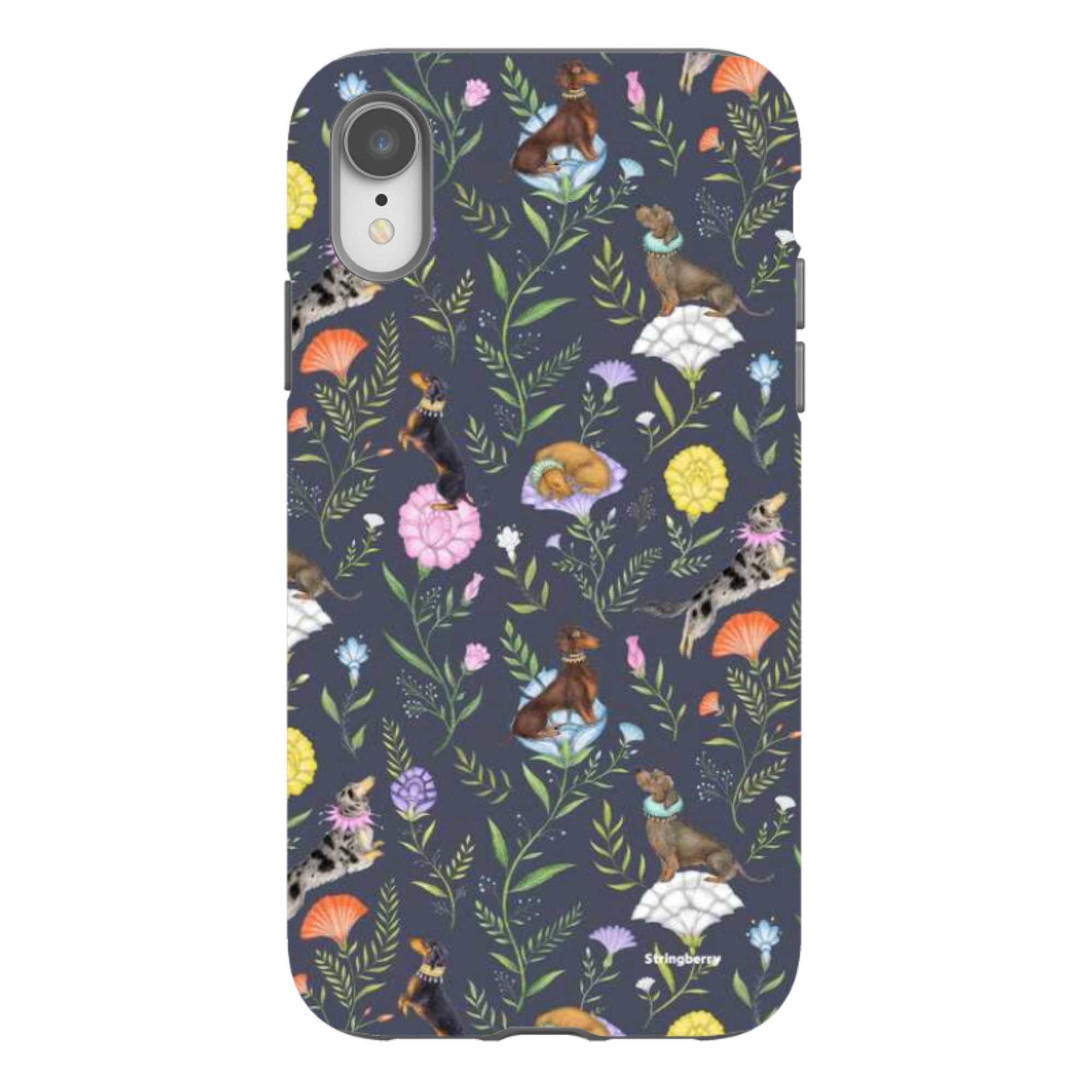 iPhone Tough Case - Doxy Day Afternoon Slate By Catherine Rowe