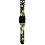 Green Vyne White Tulips Apple Watch Strap