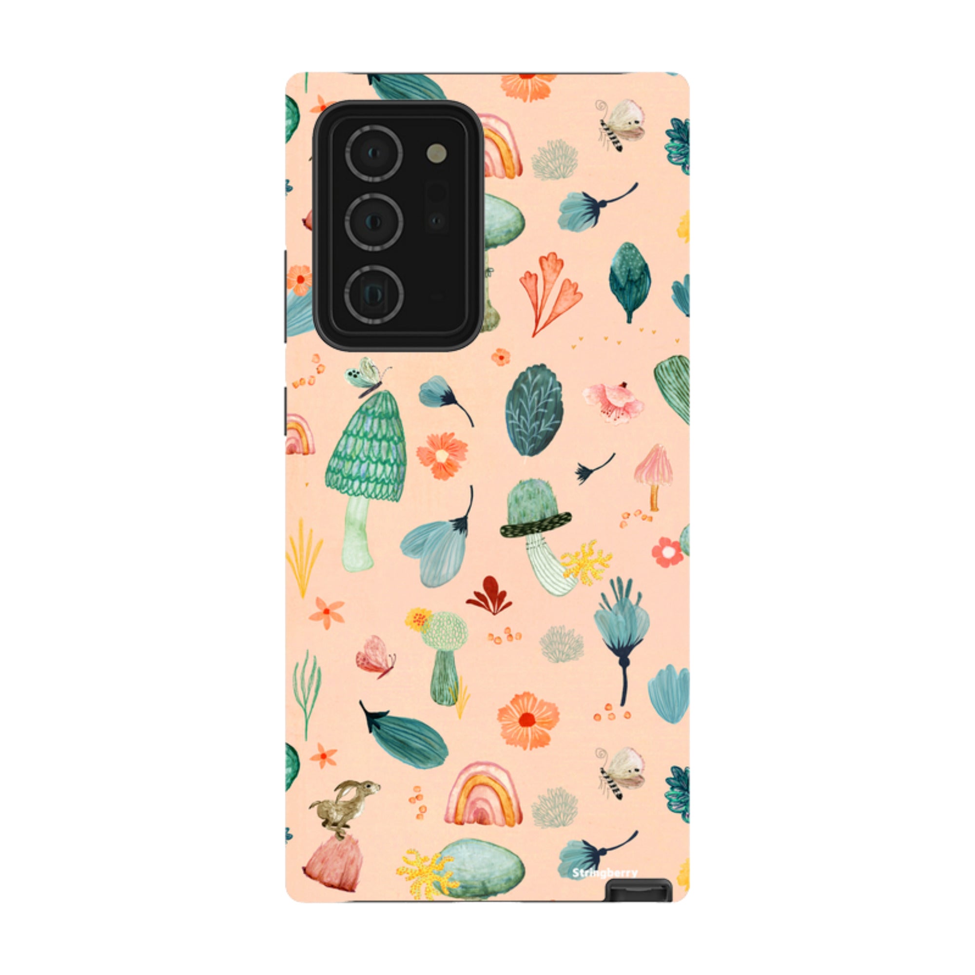 Samsung Tough Case - Mushroom World Pink By Katherine Quinn