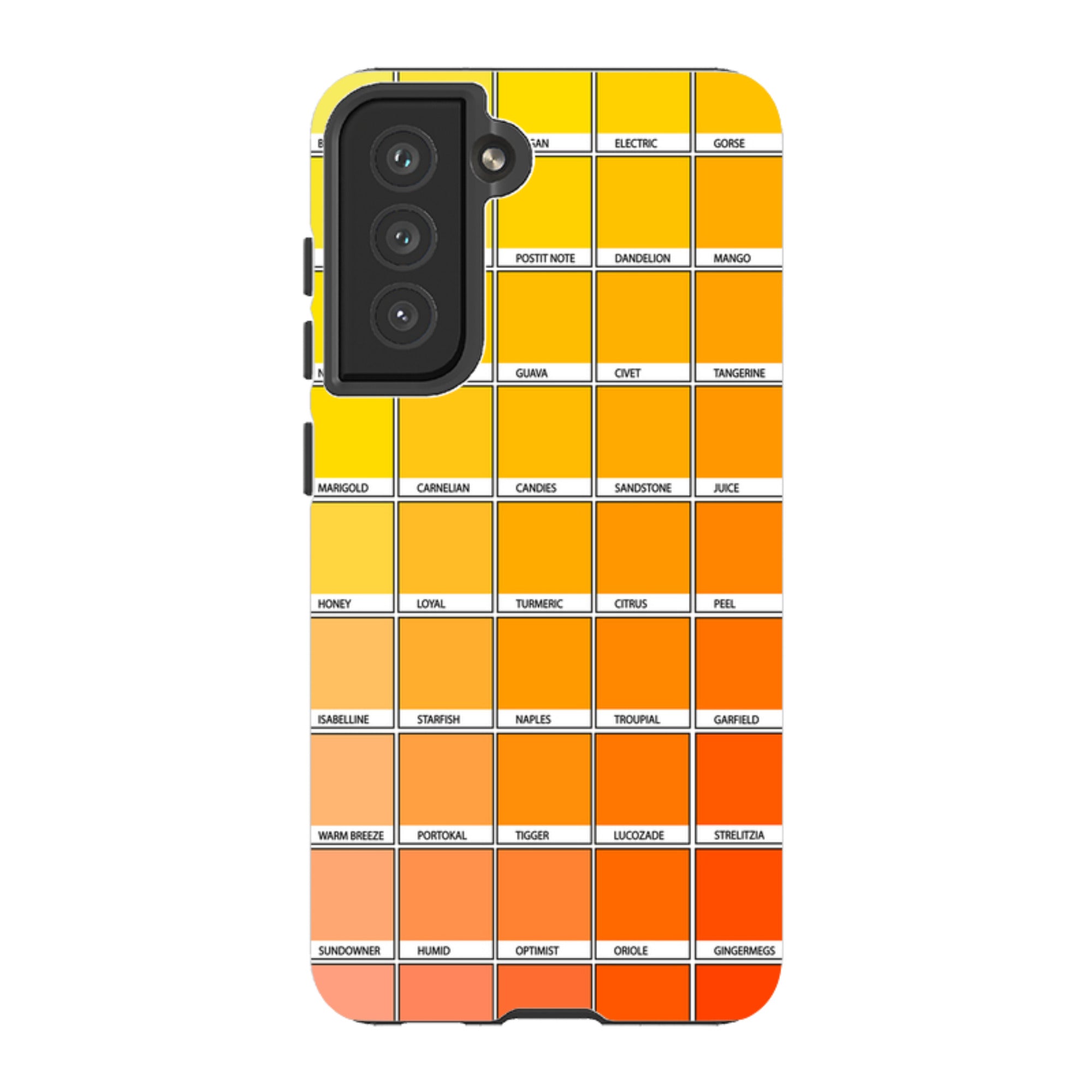 Samsung Tough Case - Yellow Chromology By Kitty Joseph