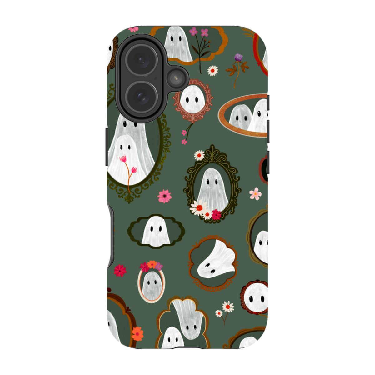 iPhone Tough Case - Framed Ghosts - Pine By Katherine Quinn