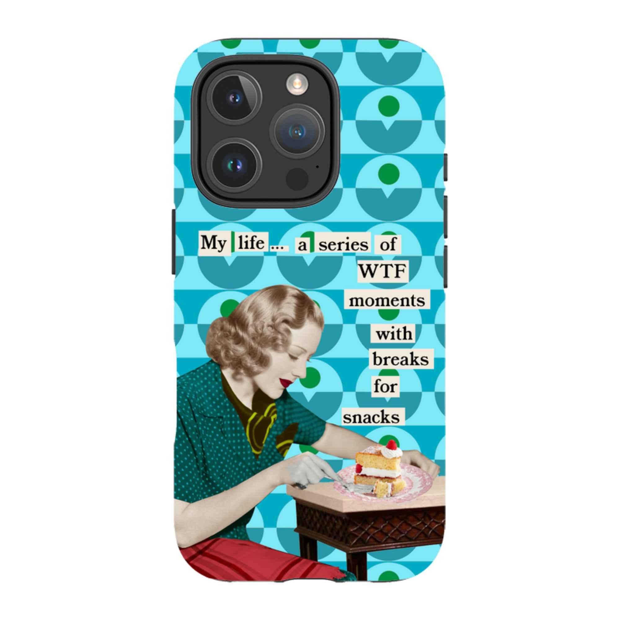 iPhone Tough Case - WTF By Clare Jordan
