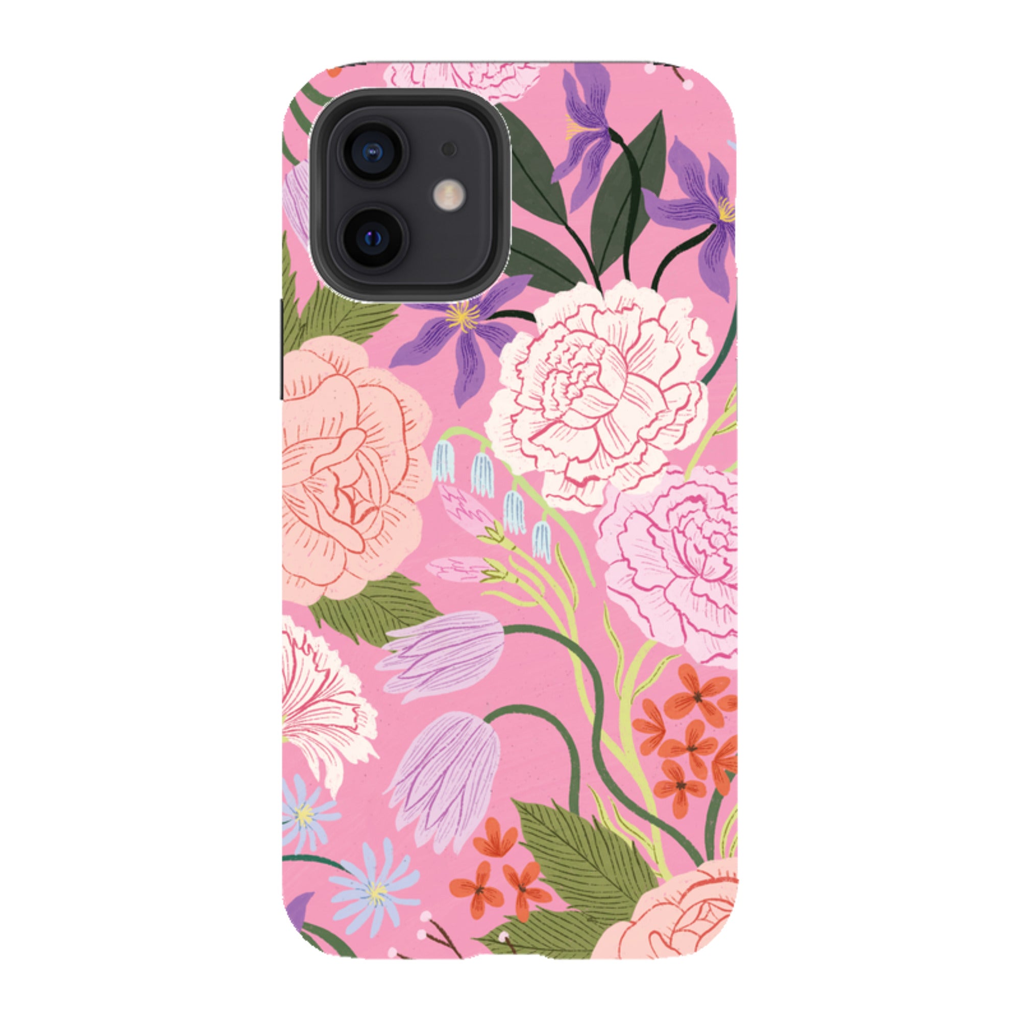 iPhone Tough Case - All Over Blooms By Meghann Rader