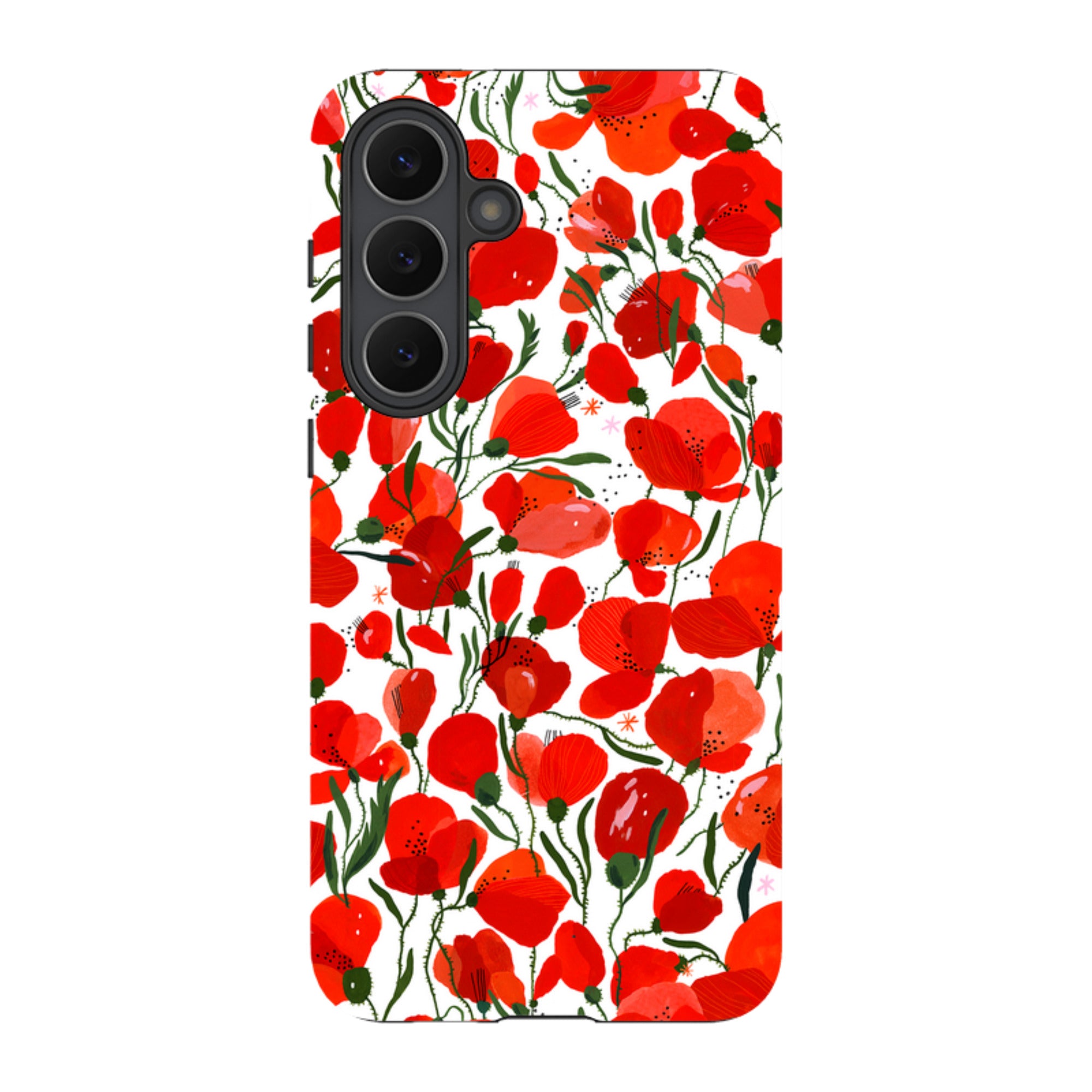 Samsung Tough Case - Poppies Pattern By Madalina Andronic