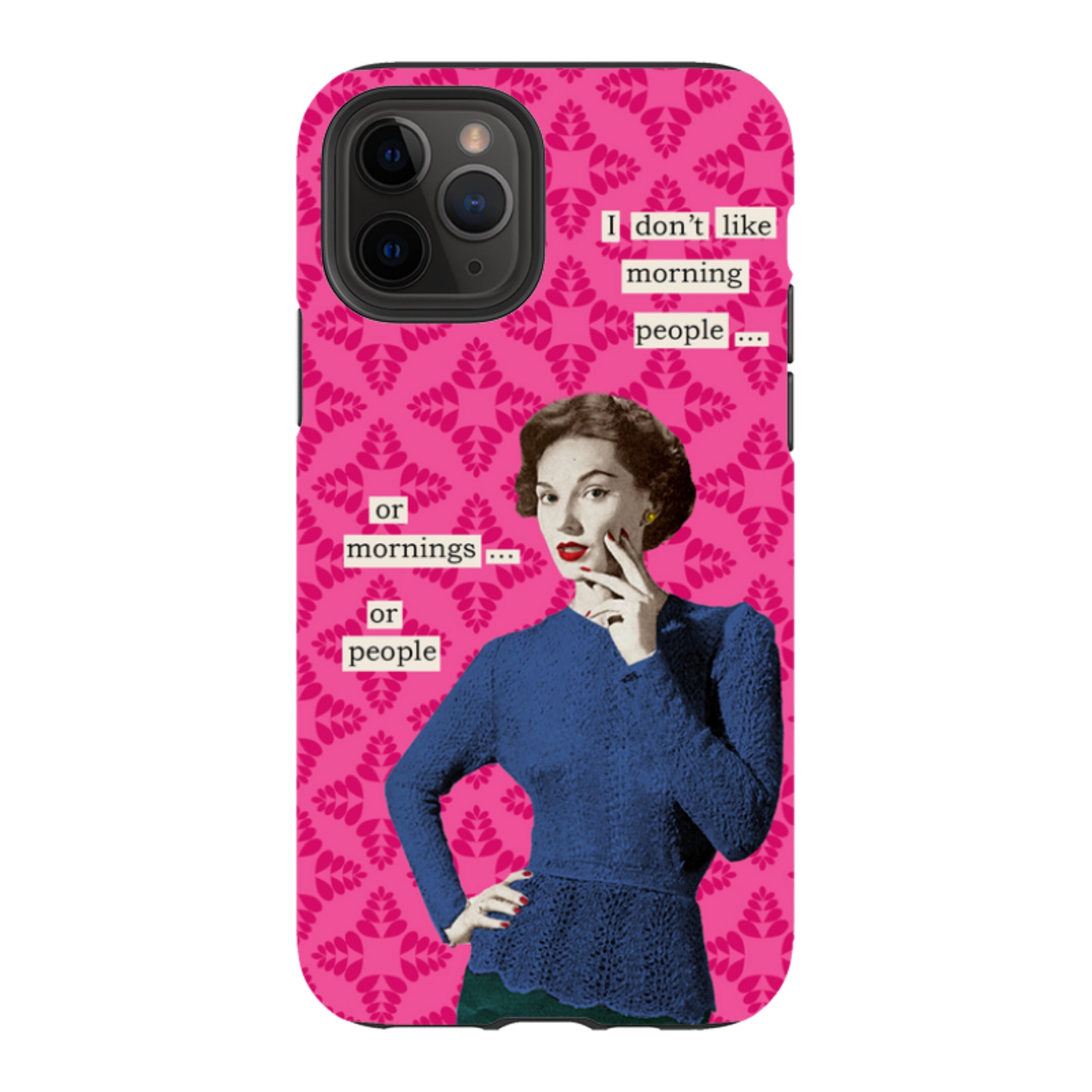 iPhone Tough Case - Morning Person By Clare Jordan