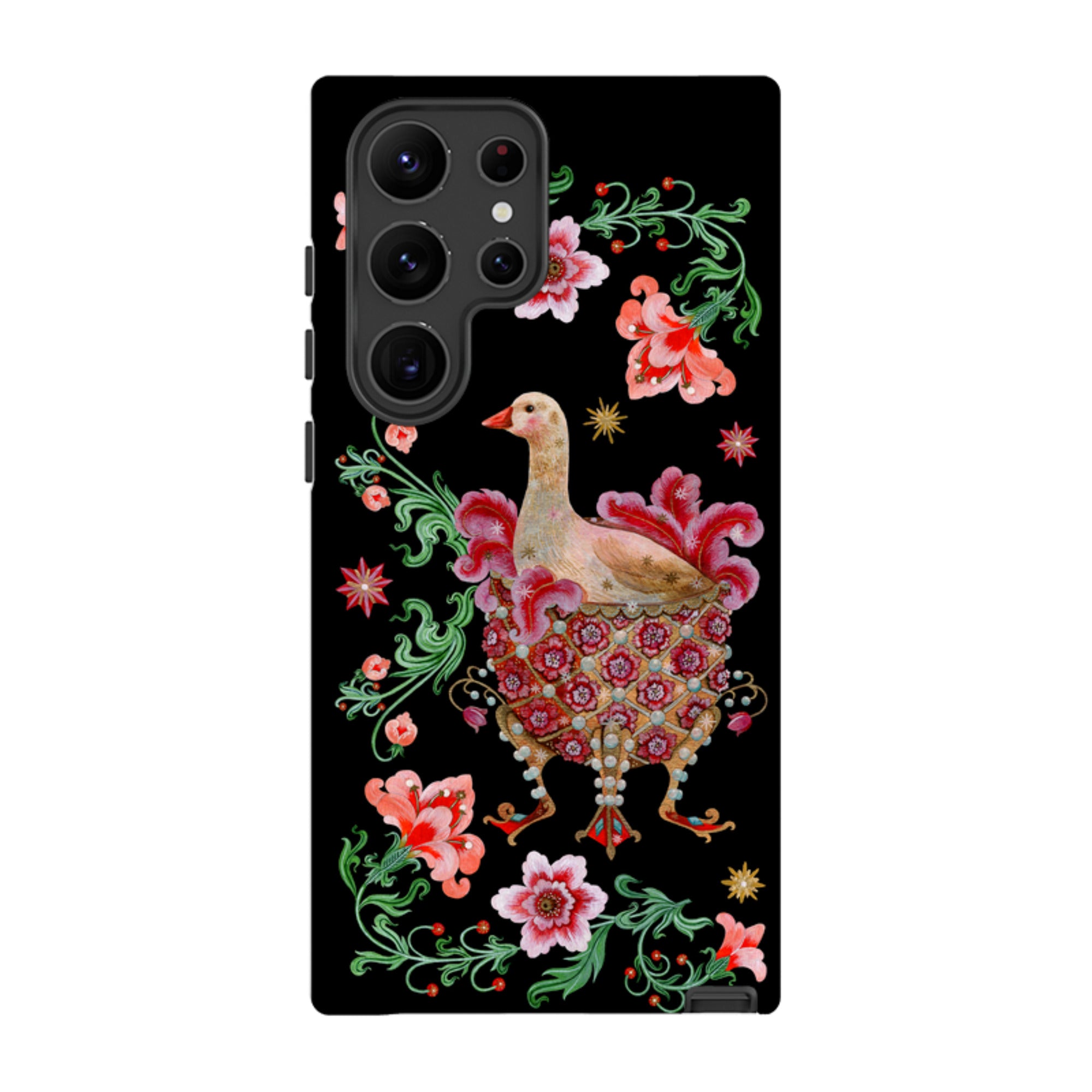 Samsung Tough  Case - Six Geese A Laying By Maria Matos