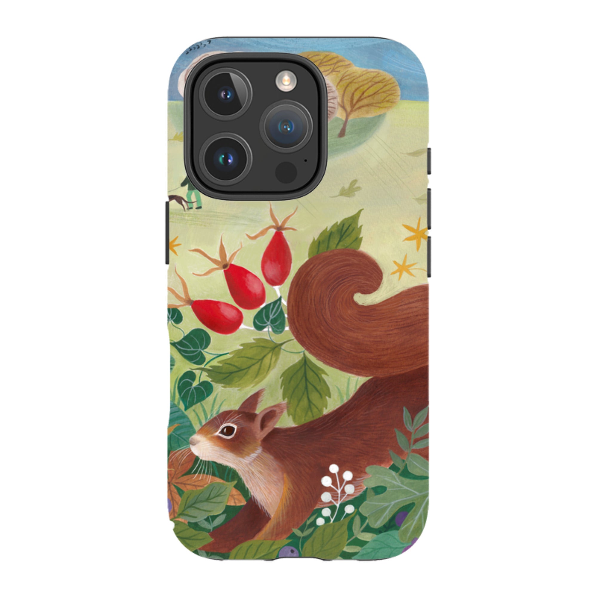 iPhone Tough Case - Autumn Squirrel By Bex Parkin