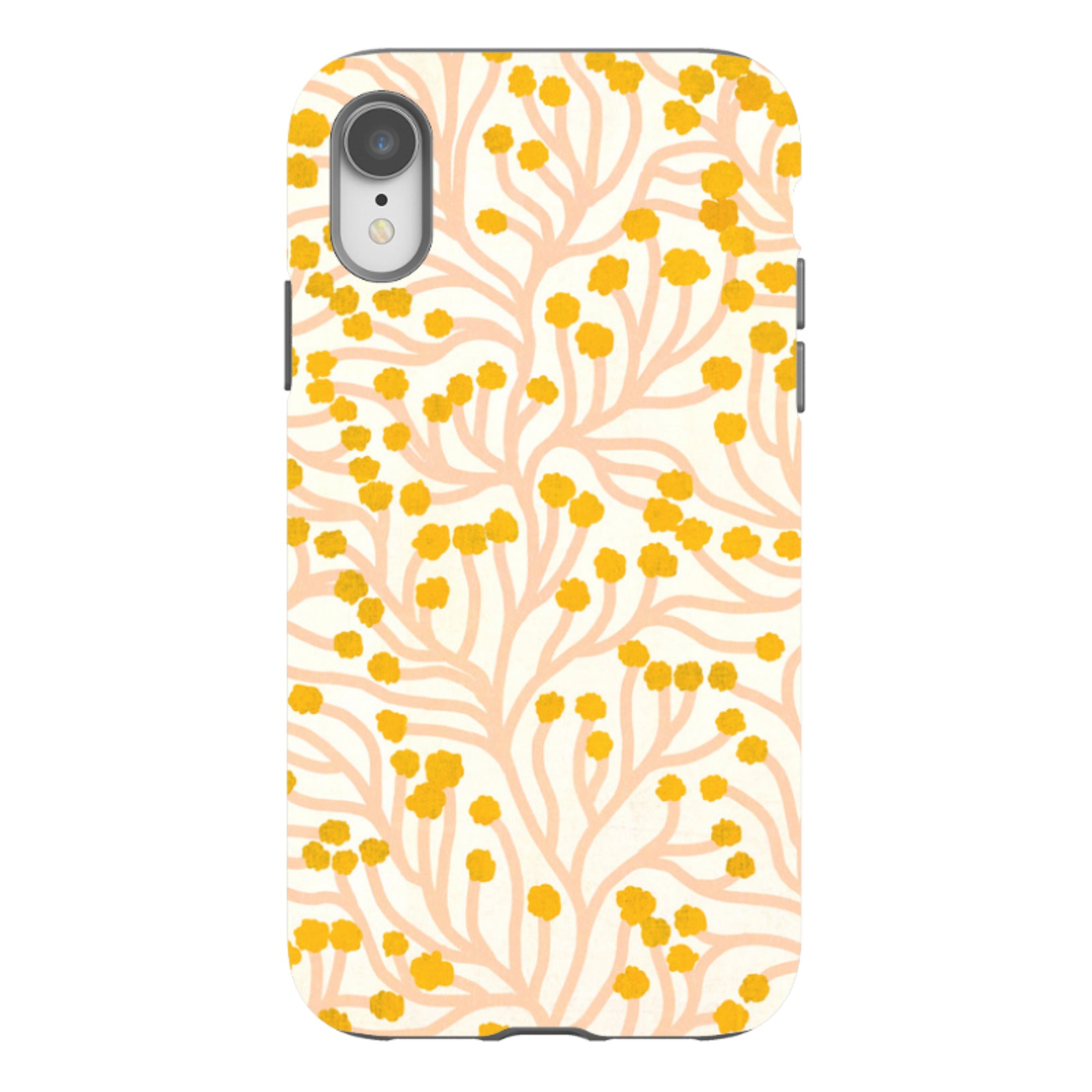 iPhone Tough Case - Vine Pink And Ochre By Katherine Quinn