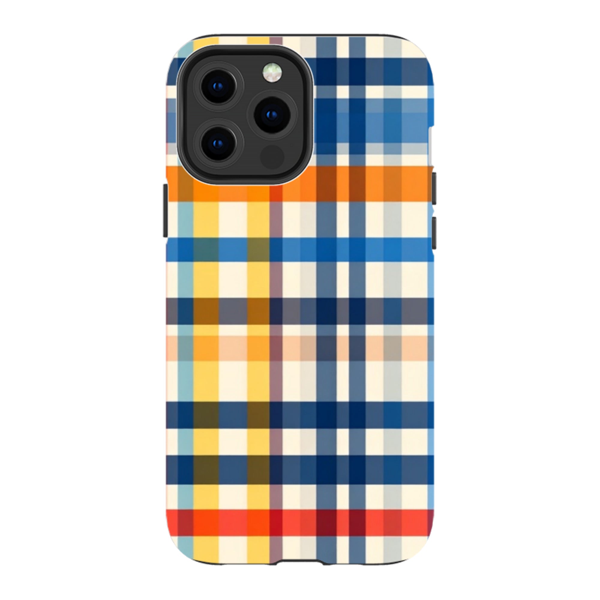 iPhone Tough Case - Barcelona Gingham