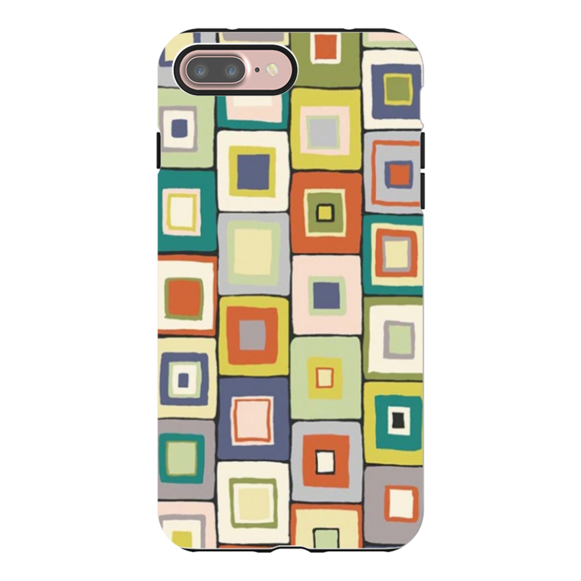 iPhone Tough Case - Atelier Blanket Squares Urbane By Sarah Campbell