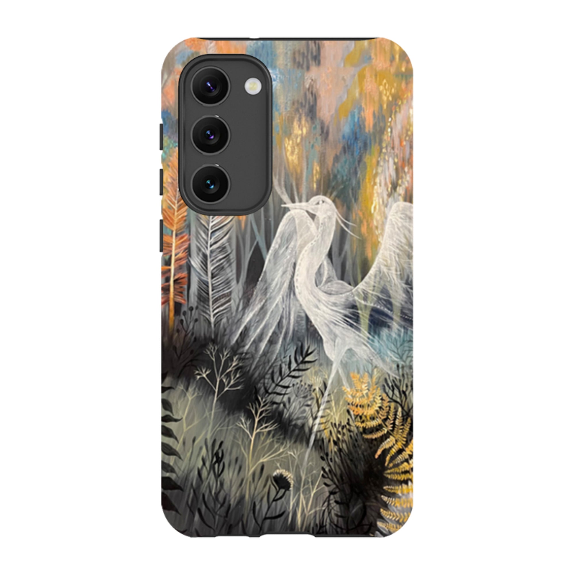 Samsung Tough Case - Ghost Heron By Mia Underwood