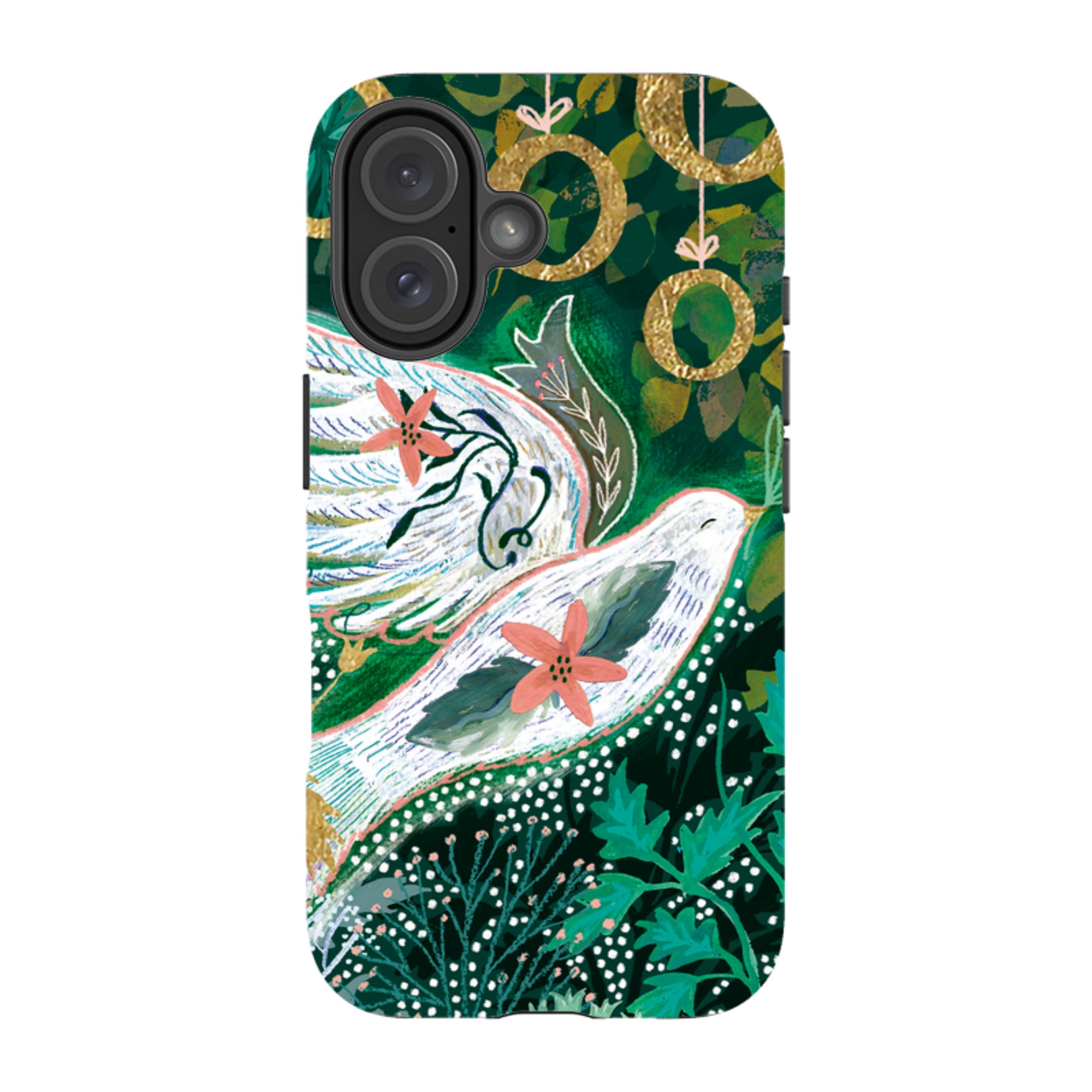 iPhone Tough Case - Gold Rings By Emma Frances Grant