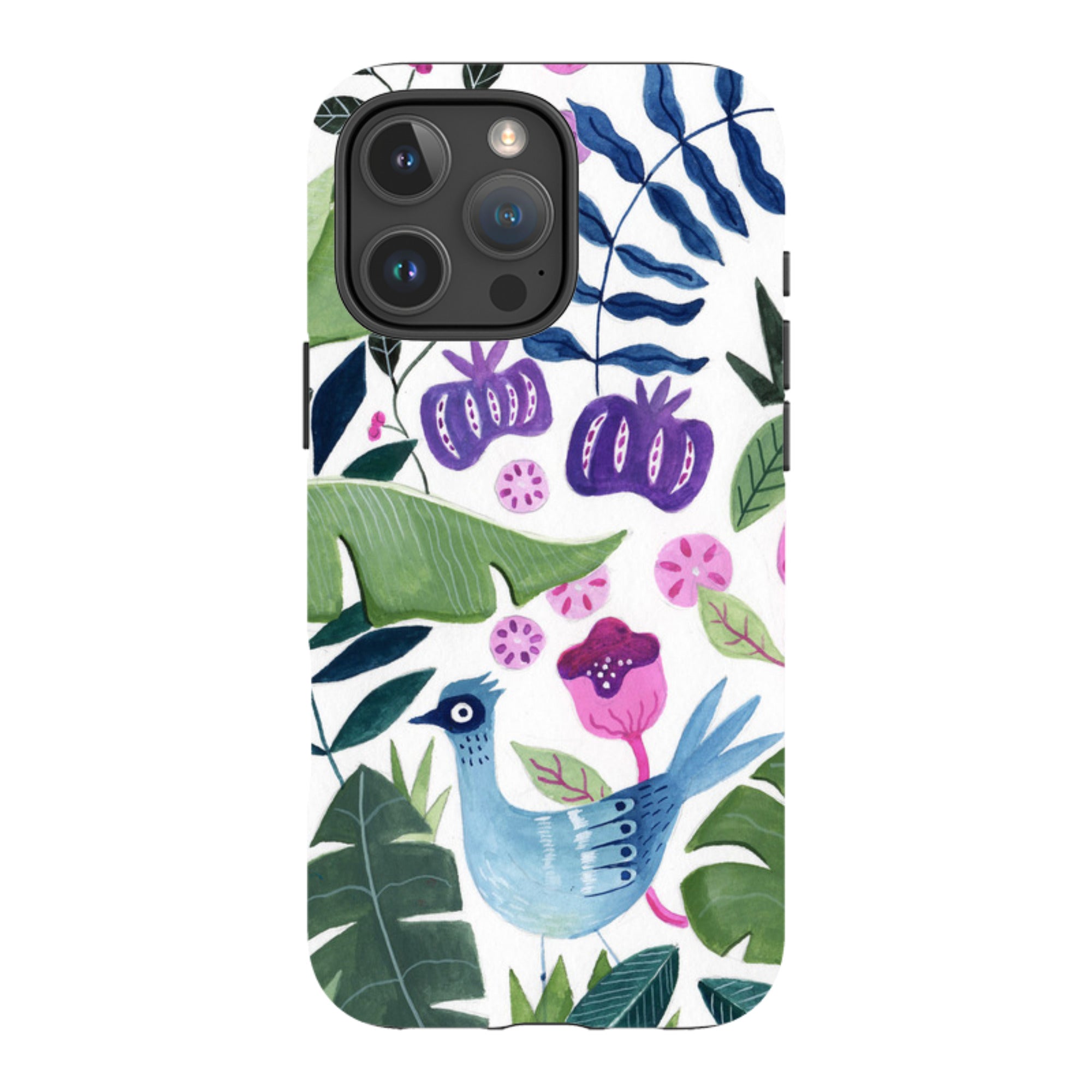 iPhone Tough Case - Birds In Forest By Bex Parkin