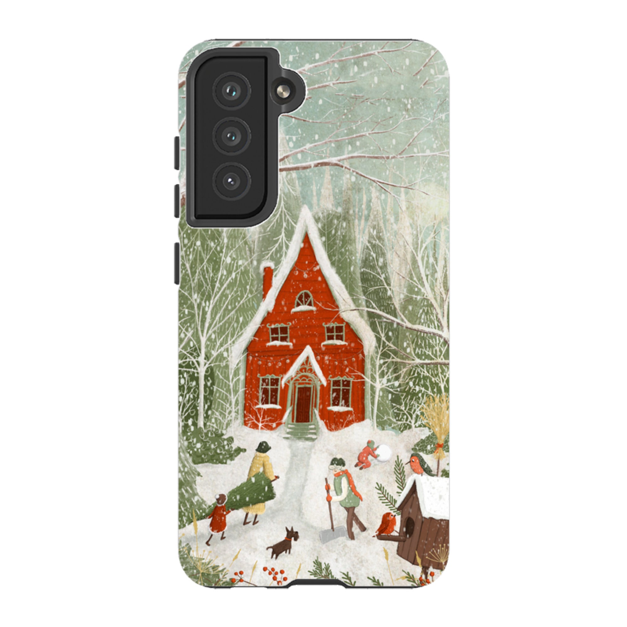 Samsung Tough Case - Christmas Garden Day By Maja Lindberg