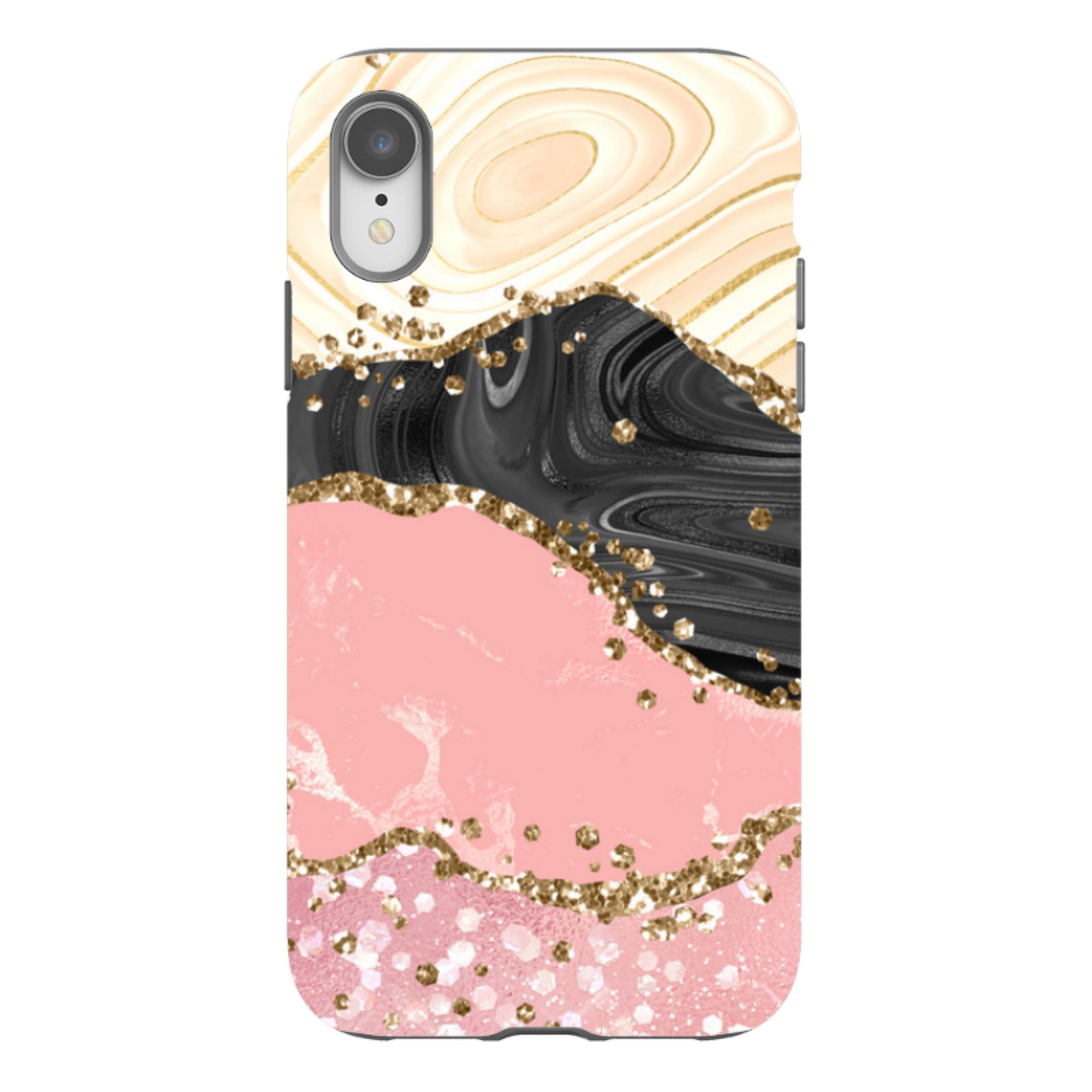 iPhone Tough Case - Blanco (case does not glitter)