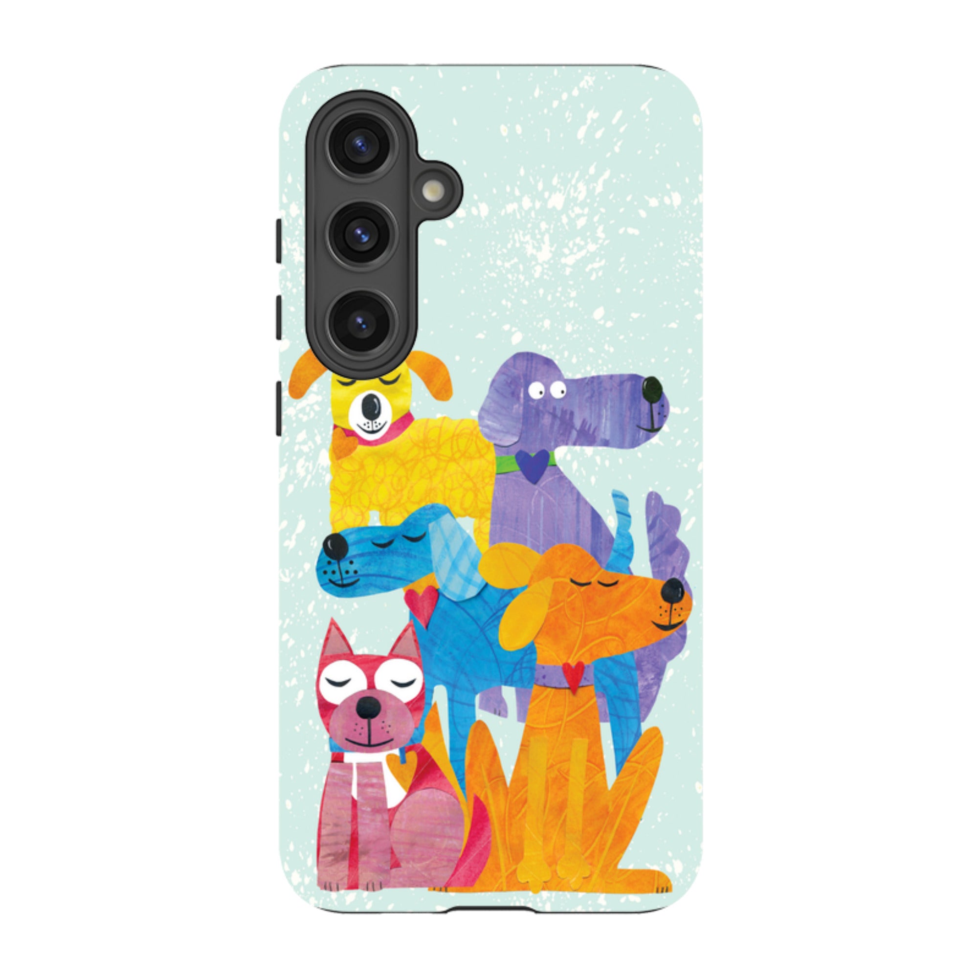 Samsung Tough Case - Patch Work Pups By Tracey English