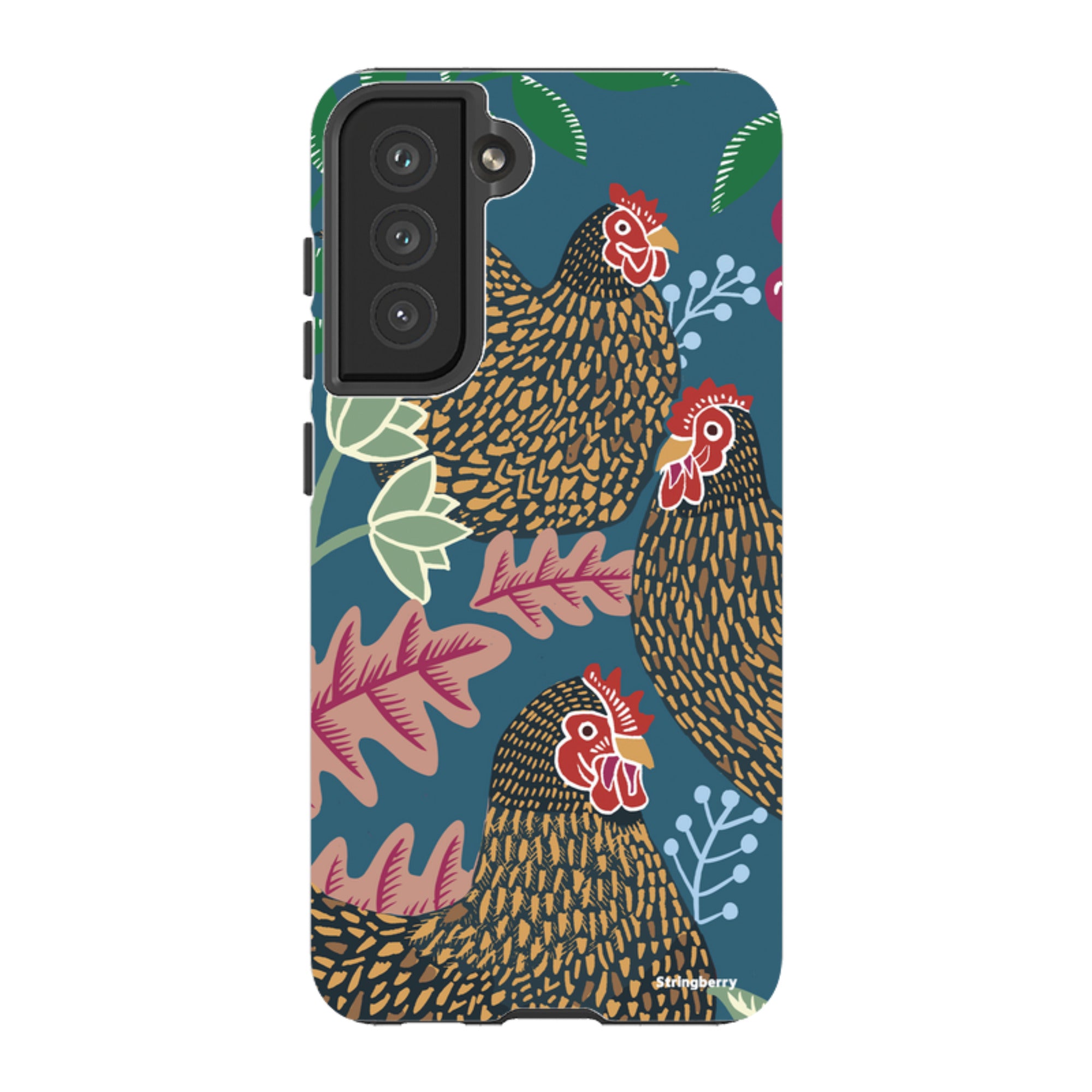 Samsung Tough Case - Three French Hens By Kate Heiss