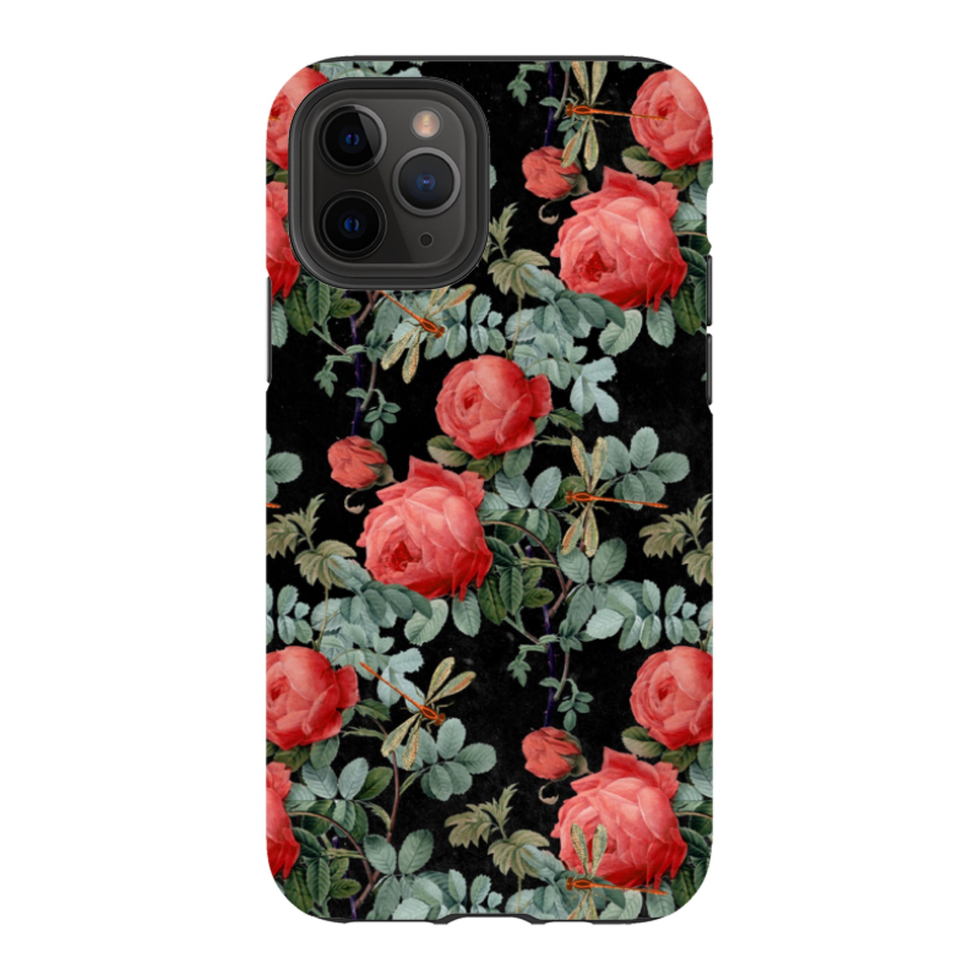 iPhone Tough Case - Dragons And Roses