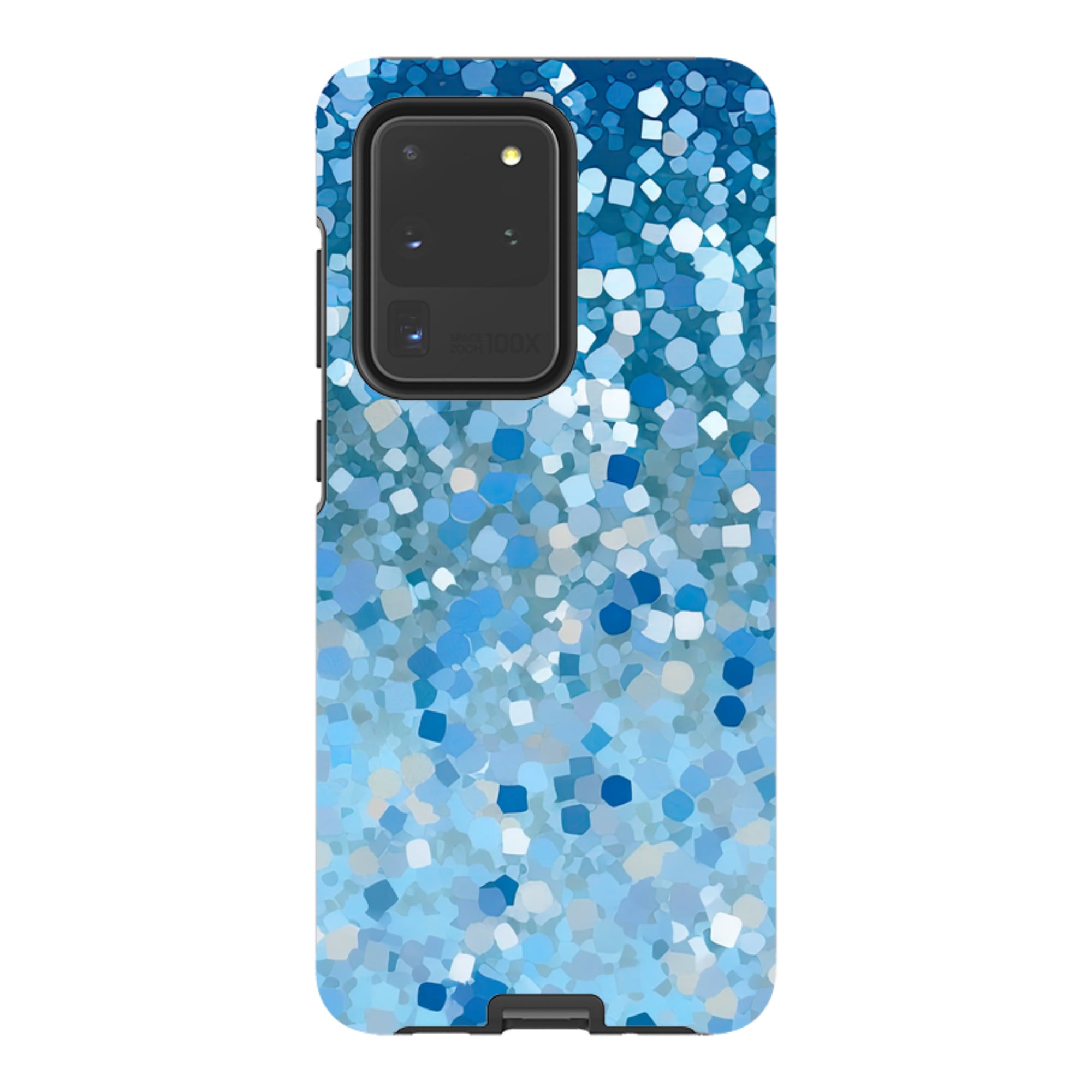 Samsung Tough Case - Blue Glitter II (Case Does Not Glitter)