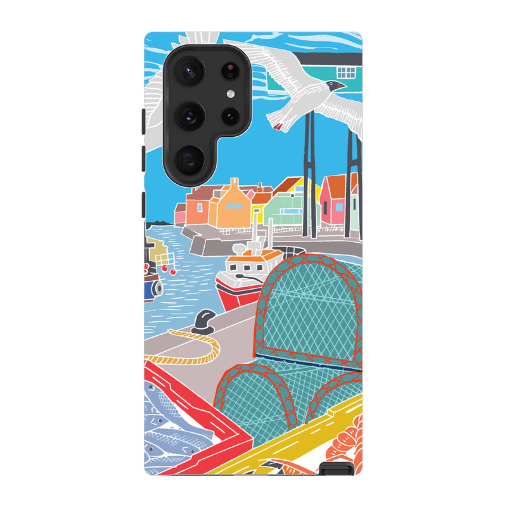 Samsung Tough Case - Bright Houses By Kate Heiss