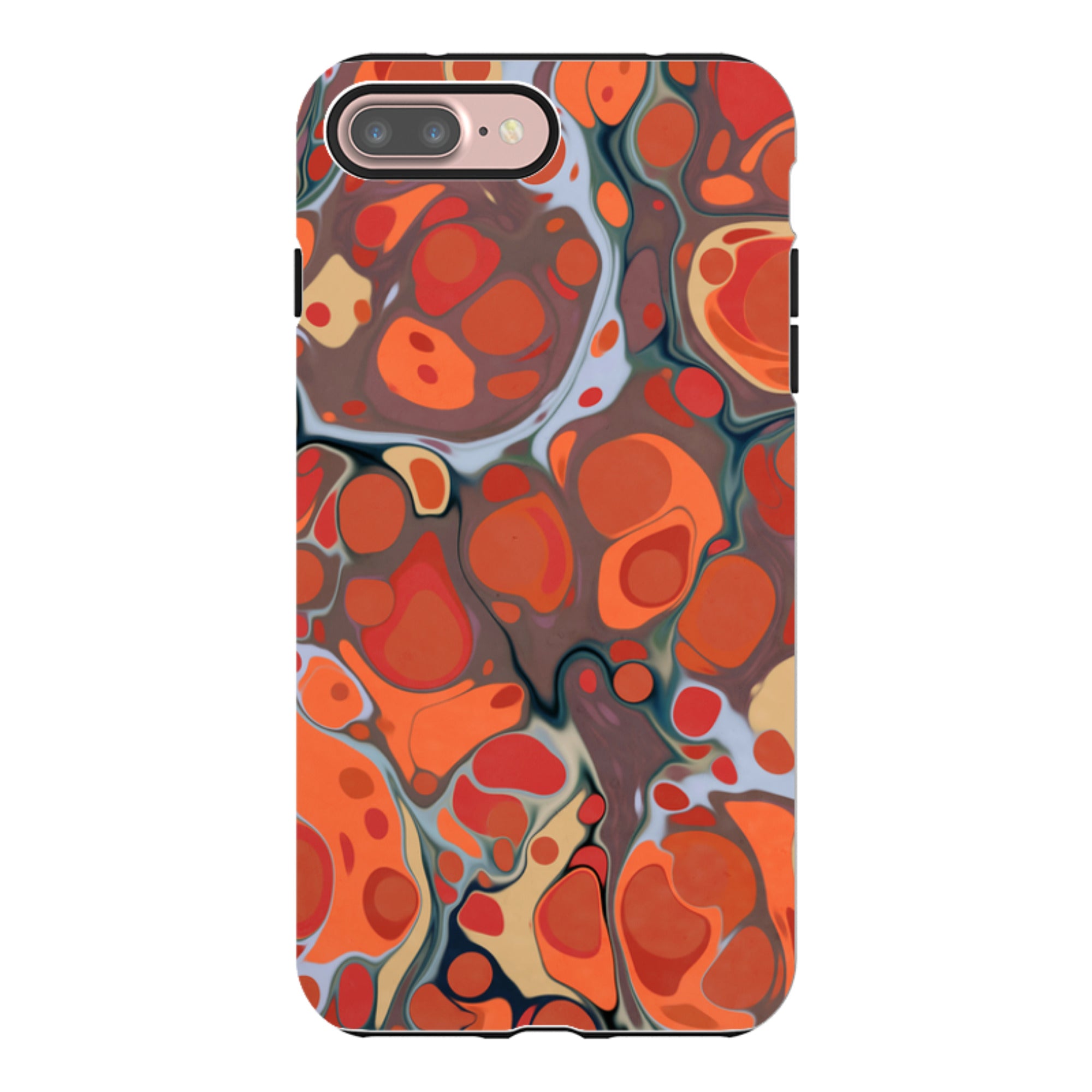 iPhone Tough Case - Flaming Volcano